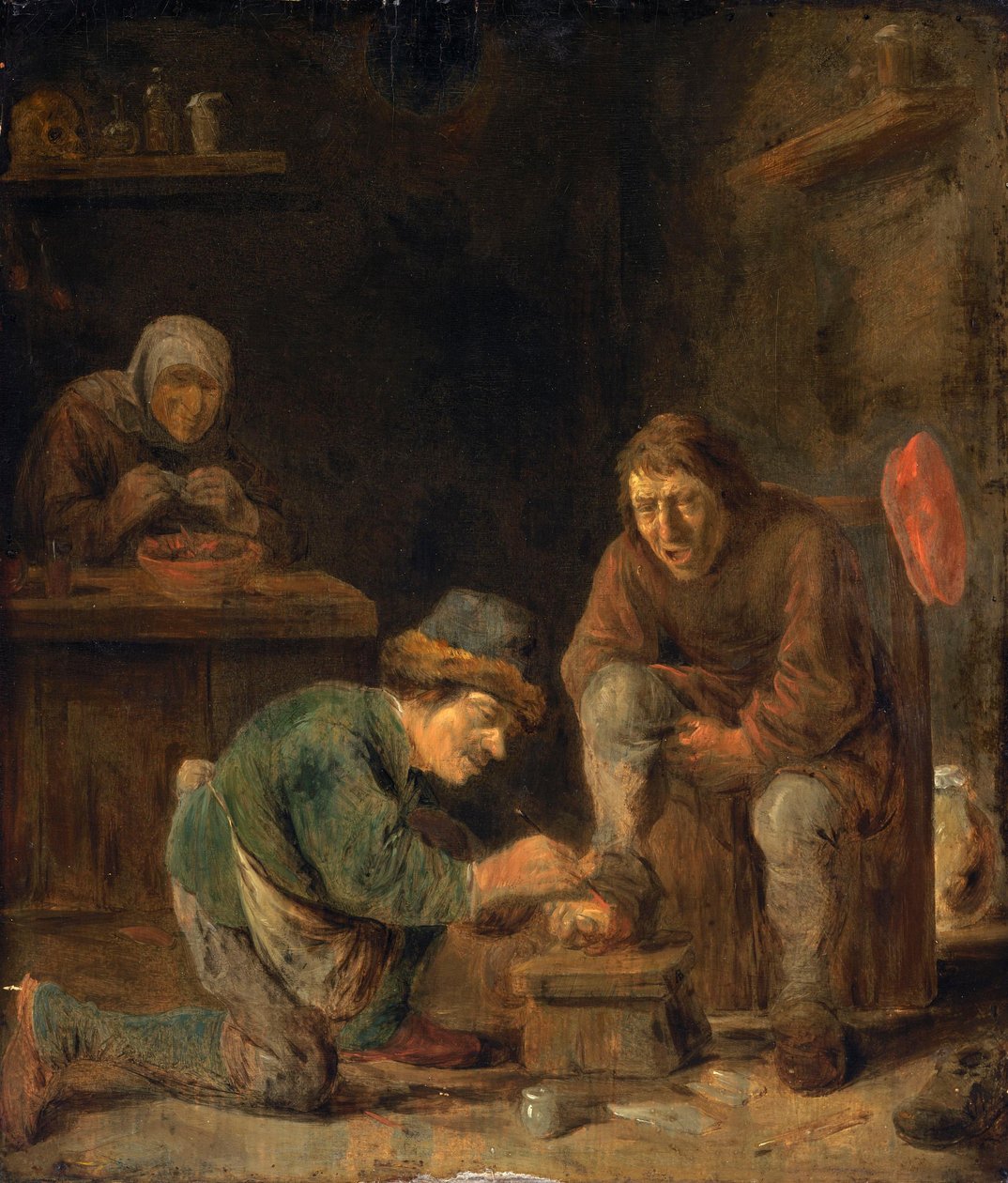 Der Fußarzt da Adriaen Brouwer