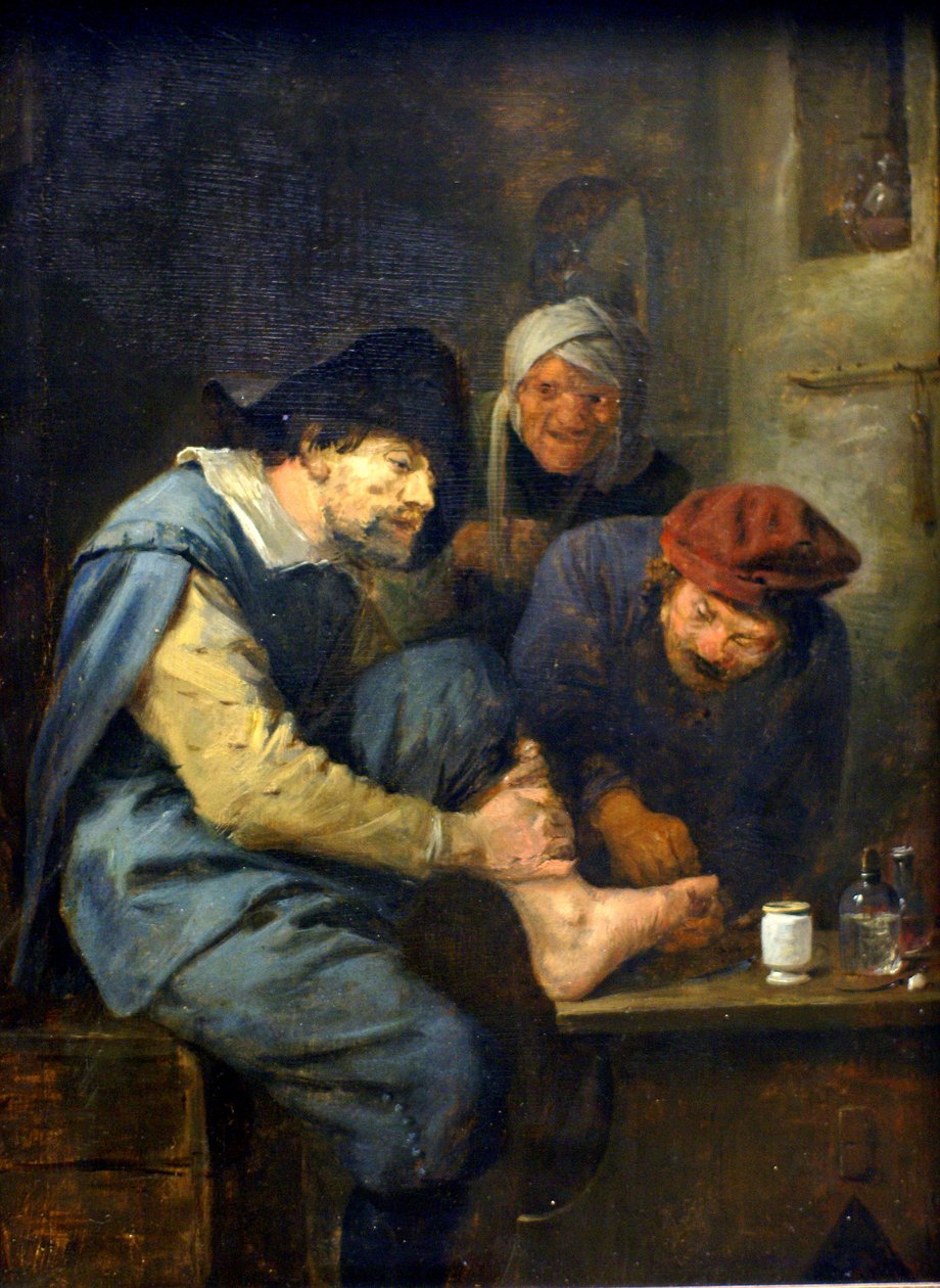 Il funzionamento del piede da Adriaen Brouwer