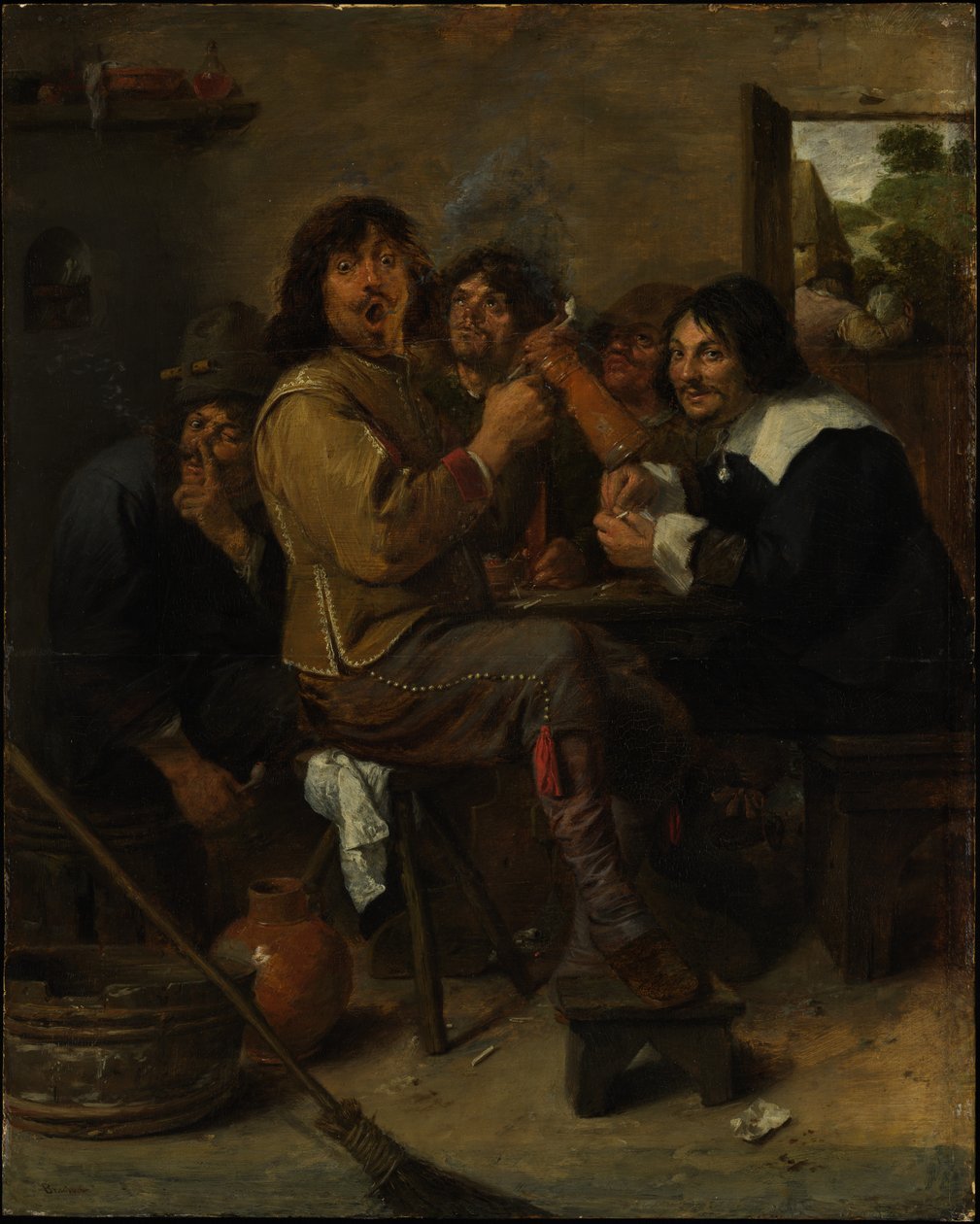 I fumatori da Adriaen Brouwer