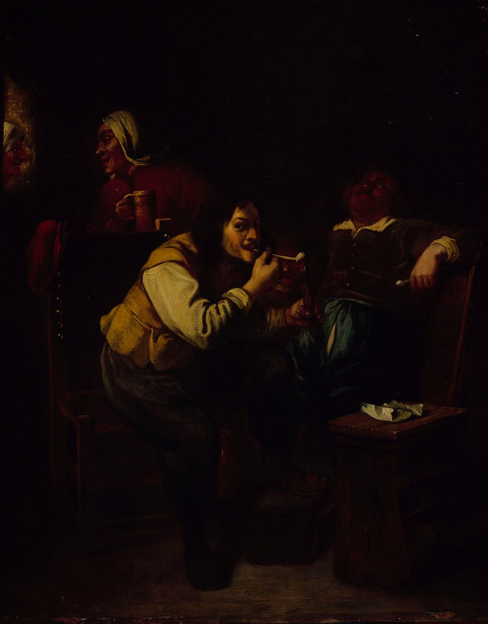 I fumatori di pipa da Adriaen Brouwer