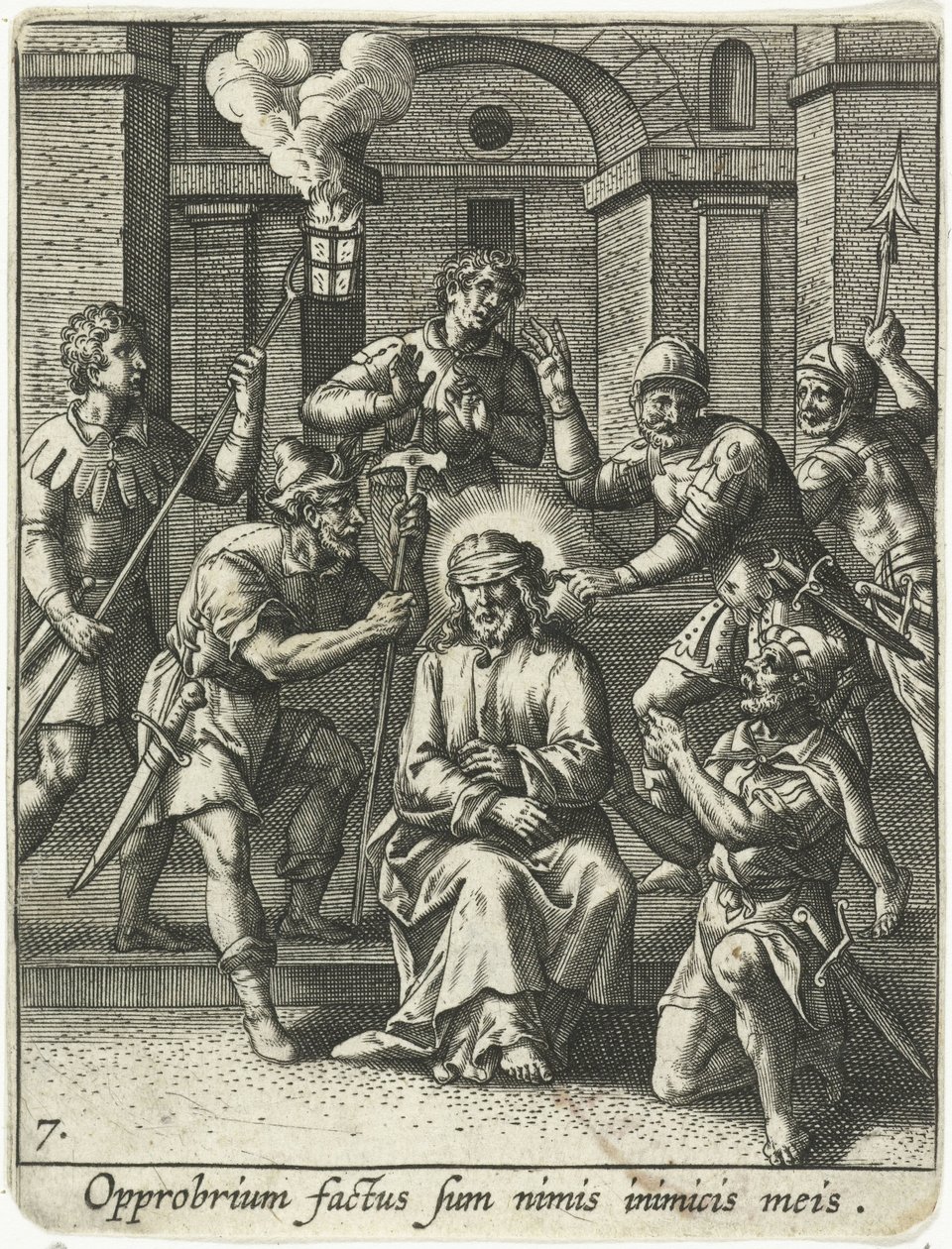 Derisione di Cristo da Adriaen Collaert