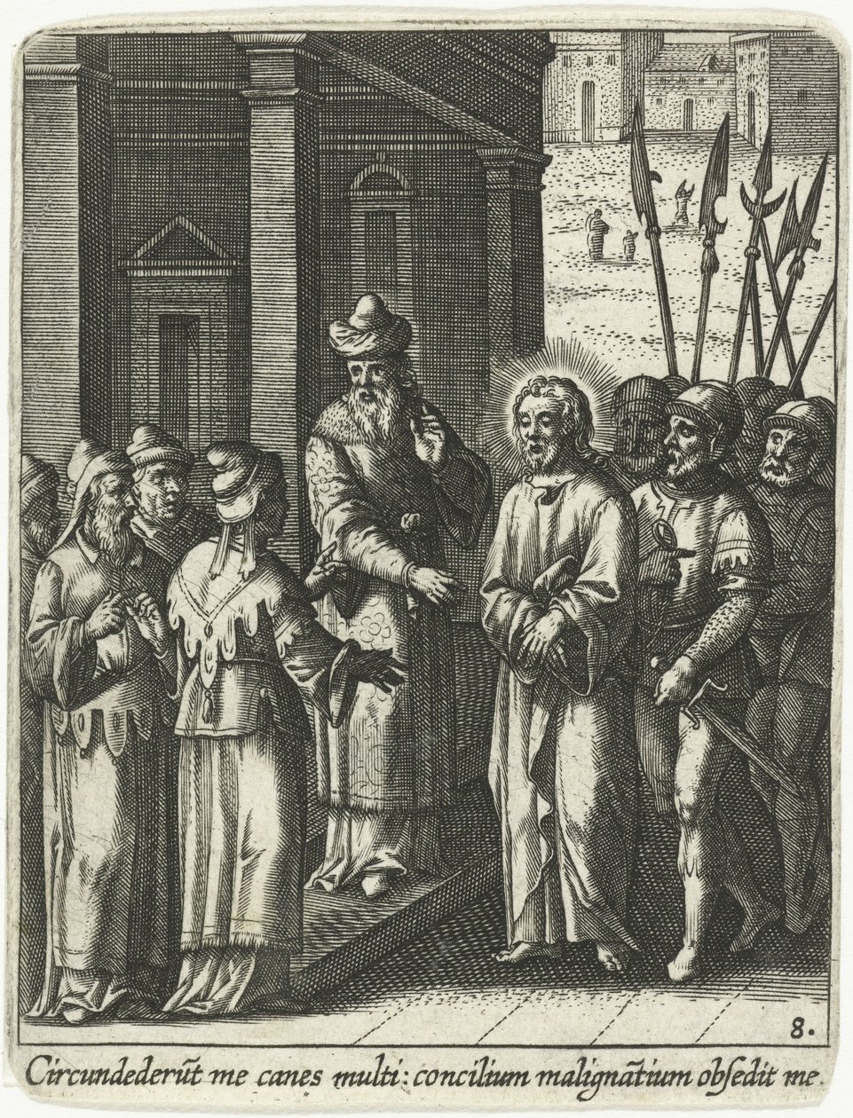 Cristo davanti a Pilato da Adriaen Collaert