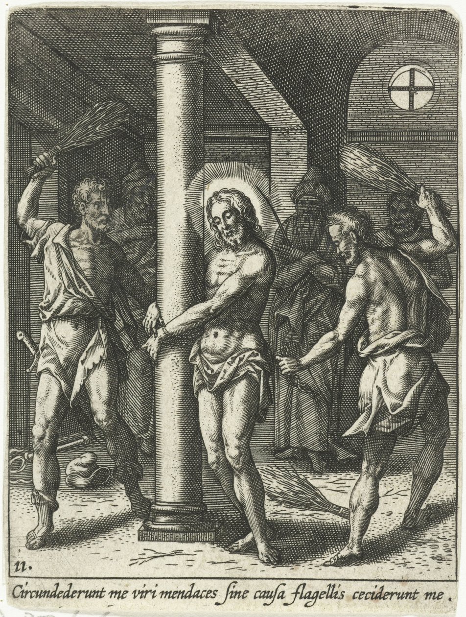 La flagellazione di Cristo da Adriaen Collaert