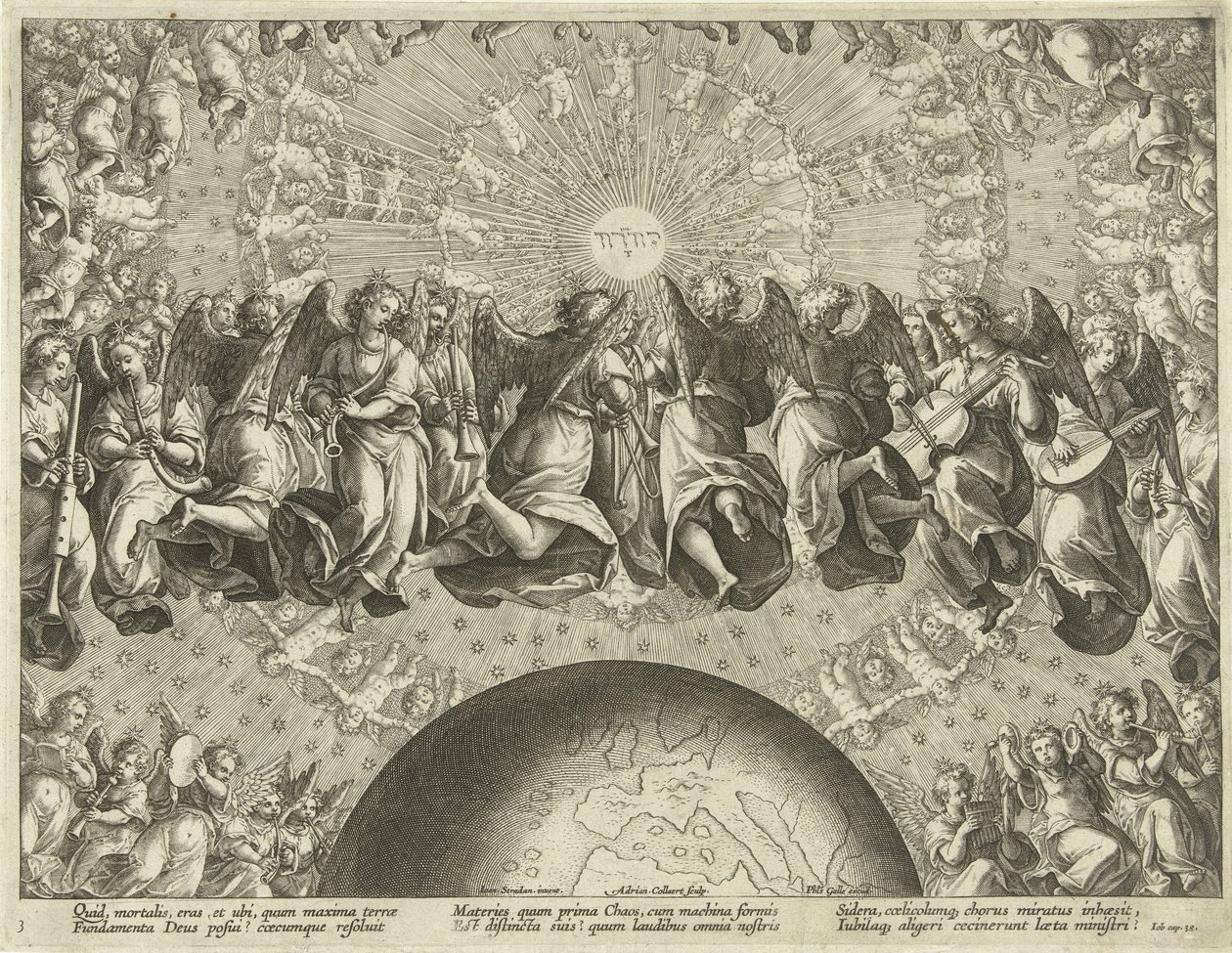 Risposta di Dio a Giobbe da Adriaen Collaert