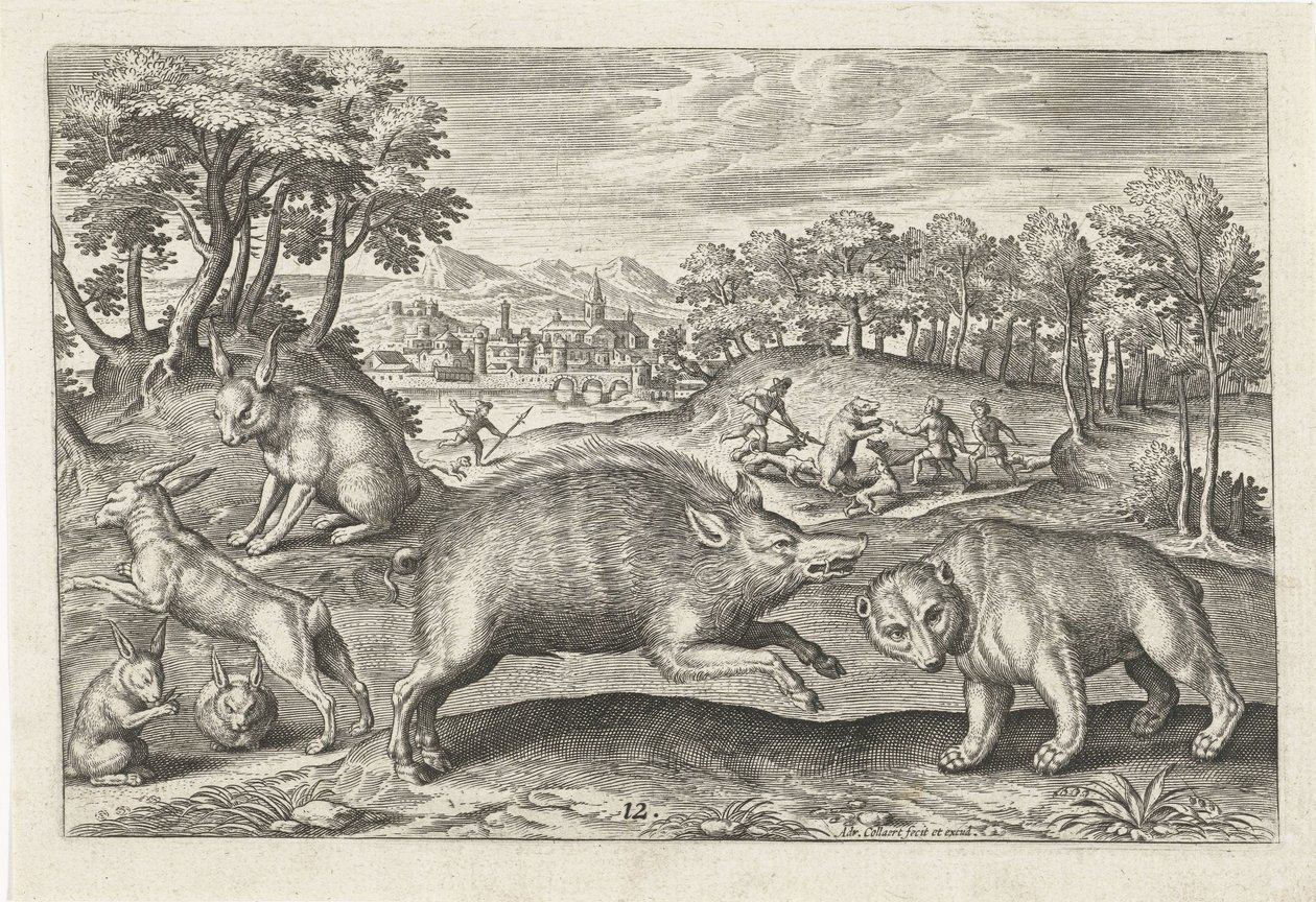 Selvaggina da Adriaen Collaert