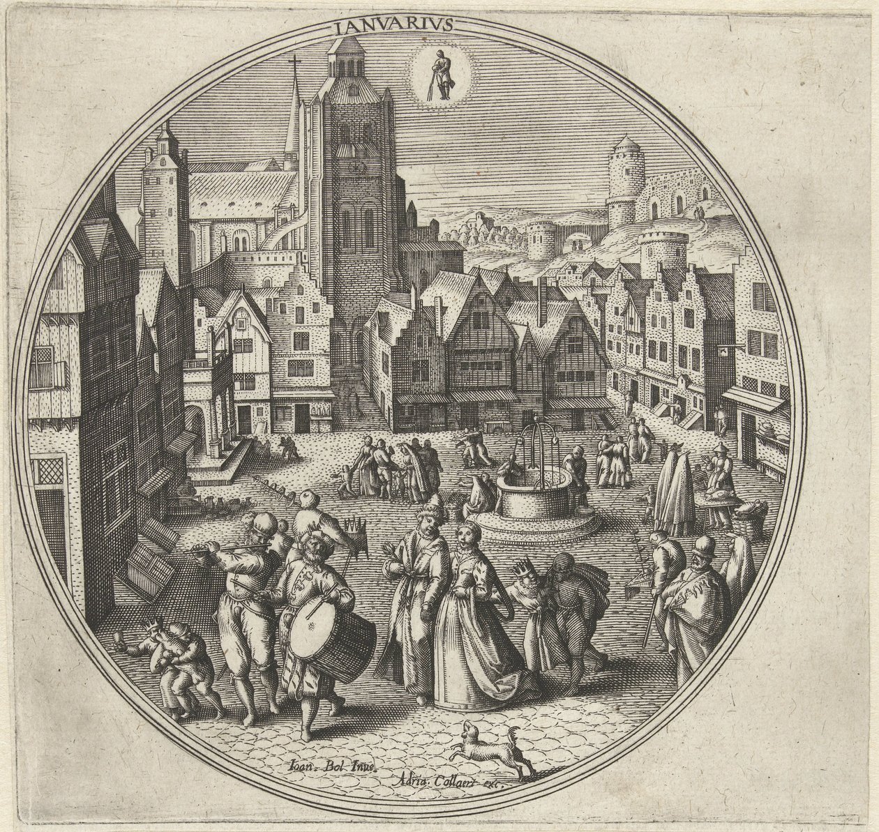 Gennaio da Adriaen Collaert