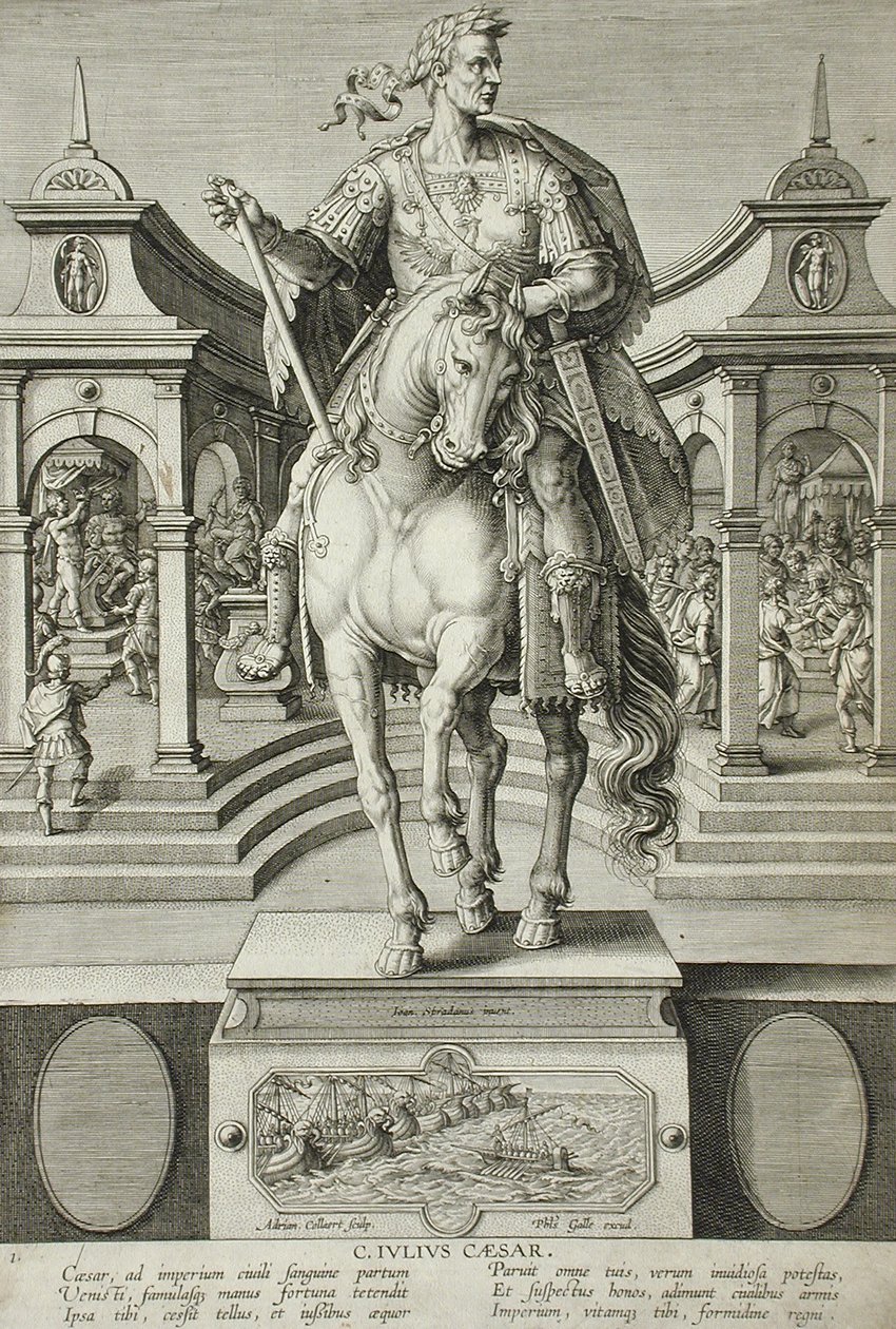 Giulio Cesare da Adriaen Collaert