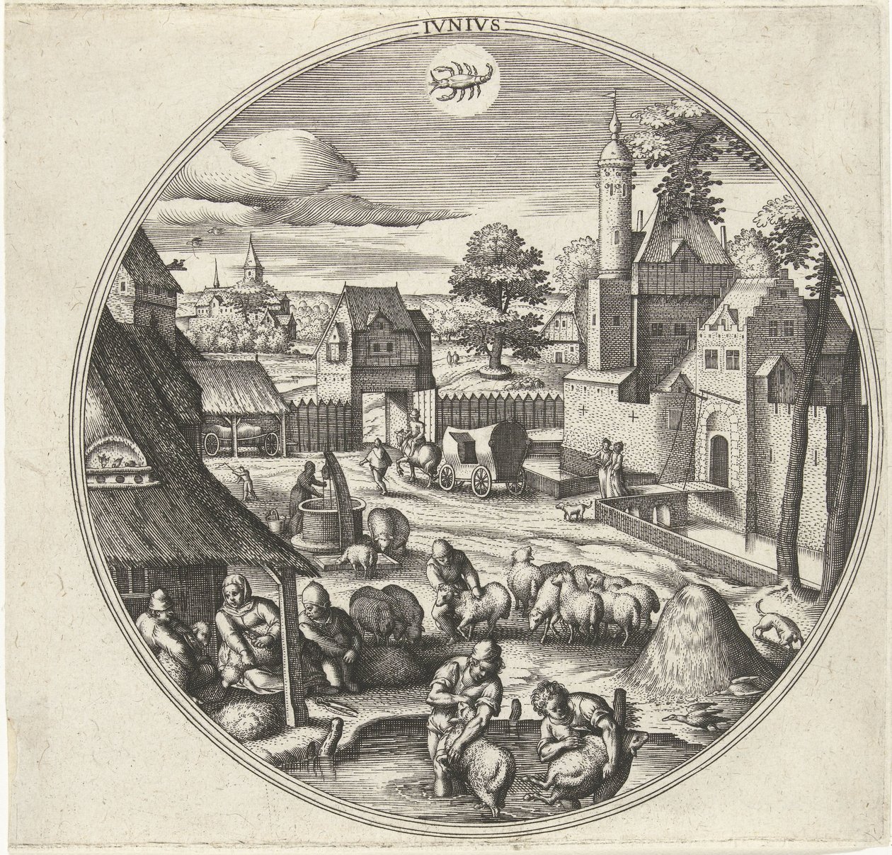 Giugno da Adriaen Collaert