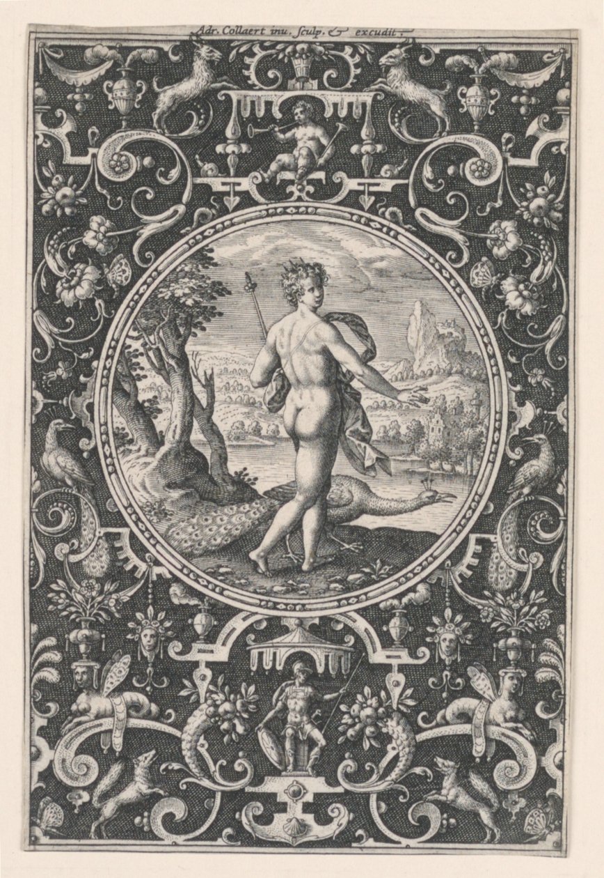 Giunone, Tavola 1, dal Giudizio di Paride da Adriaen Collaert