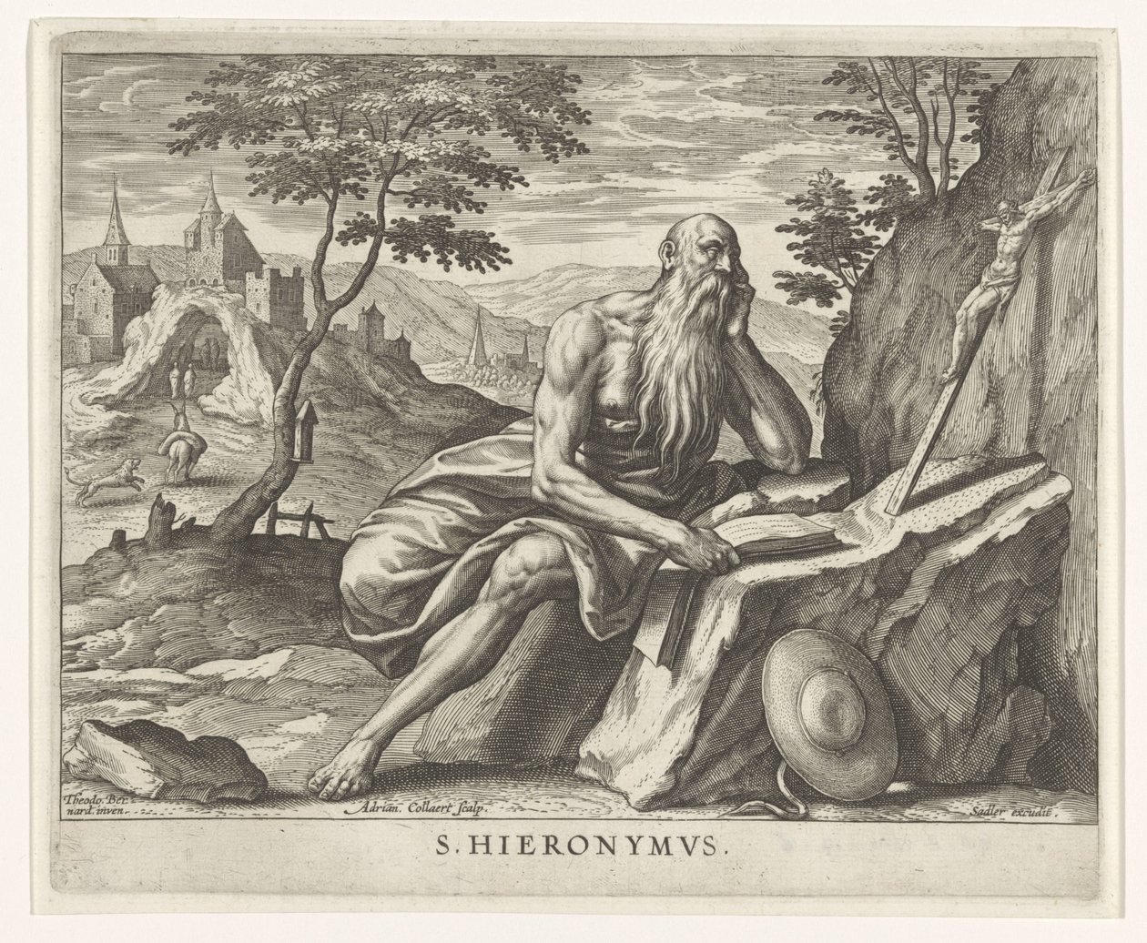 San Girolamo da Adriaen Collaert