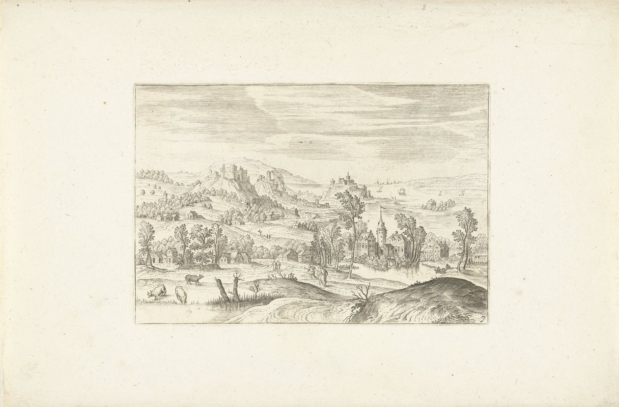 Paesaggio con un ruscello da Adriaen Collaert