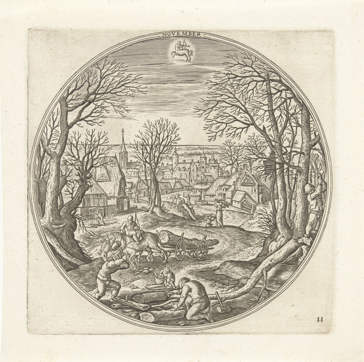 Novembre da Adriaen Collaert