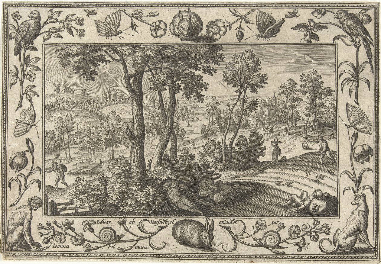 Erbacce tra il grano da Adriaen Collaert