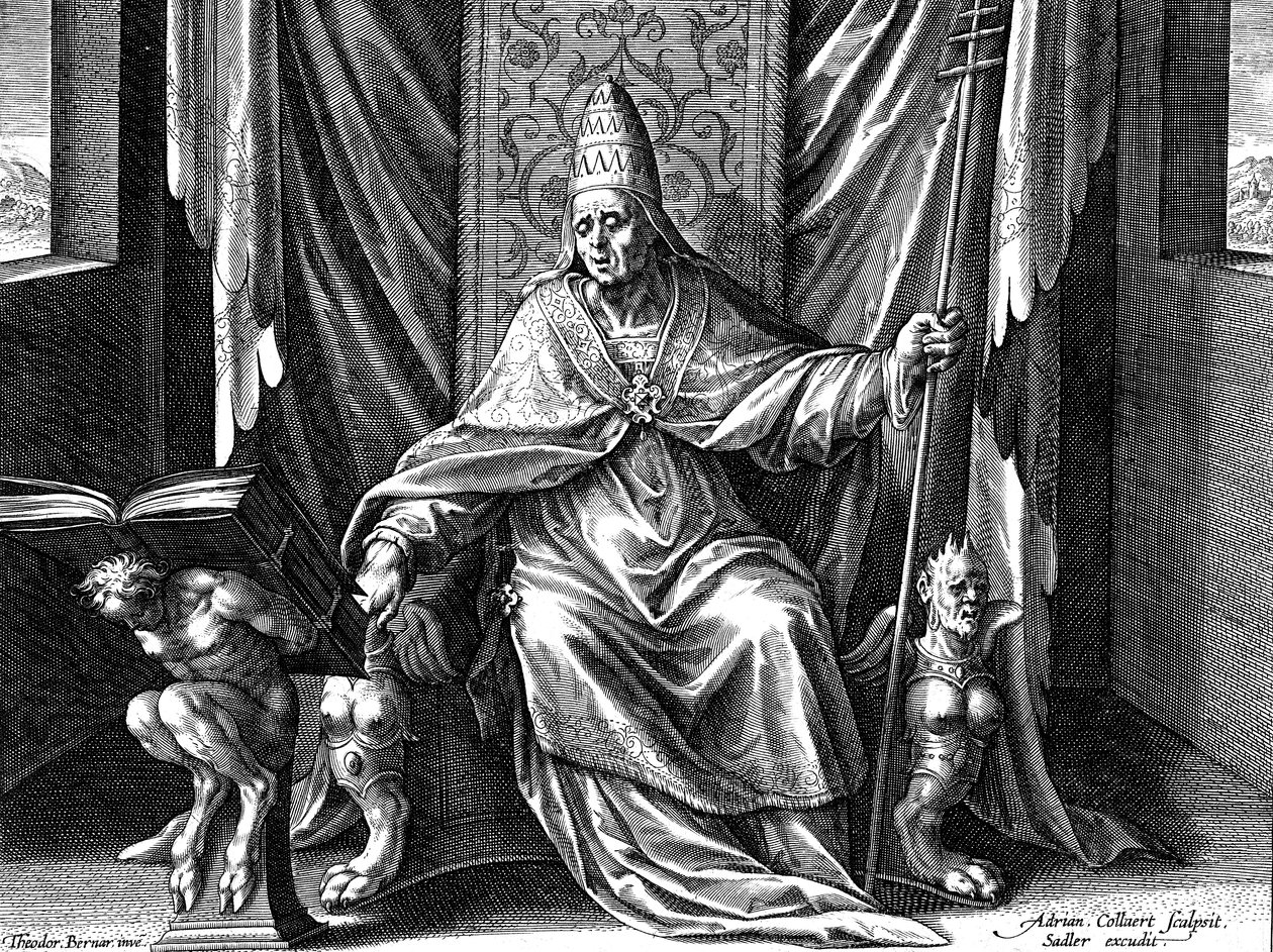 Papa Gregorio I, il Grande, c. 1540-1567 da Adriaen Collaert