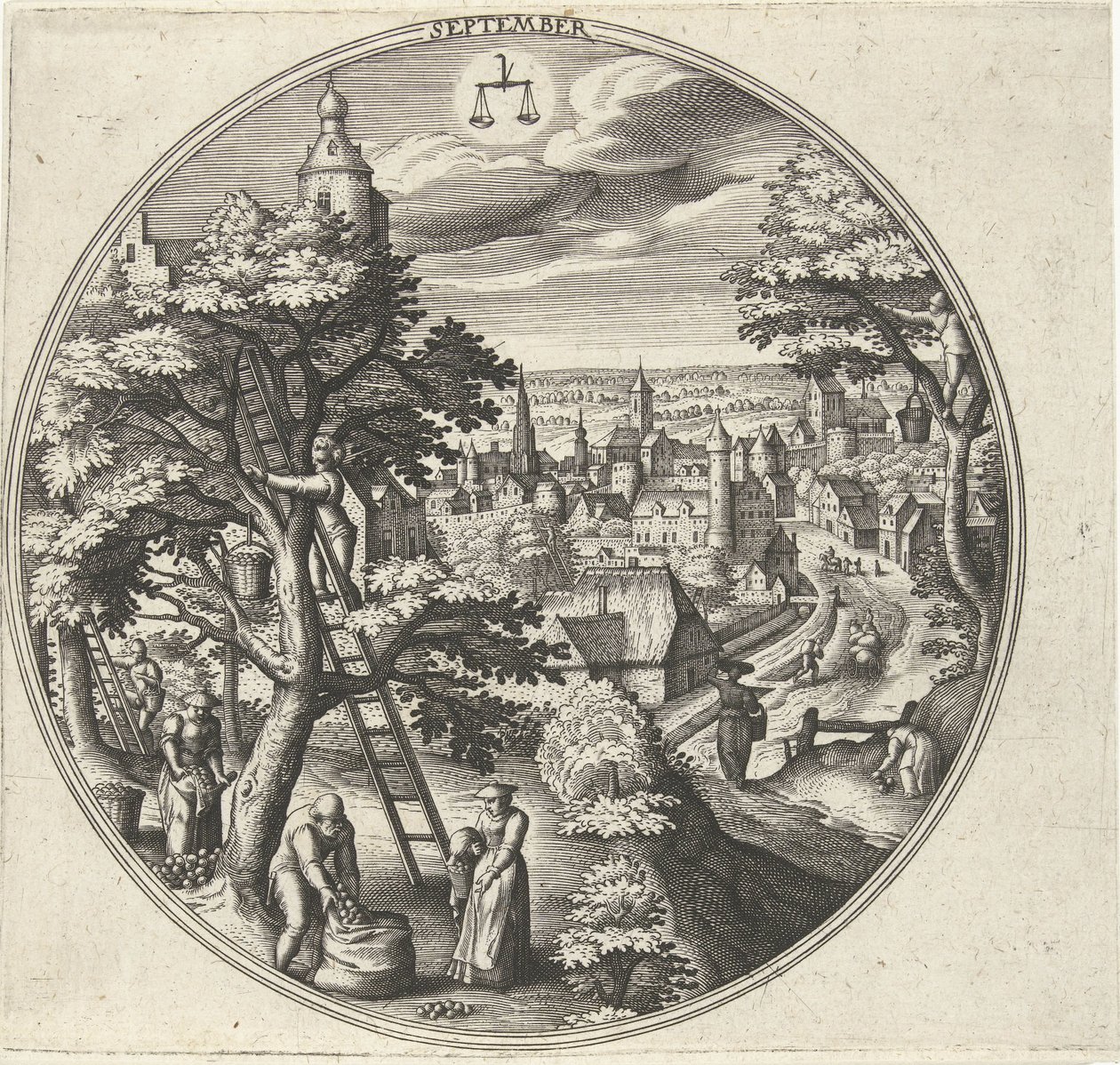 Settembre da Adriaen Collaert