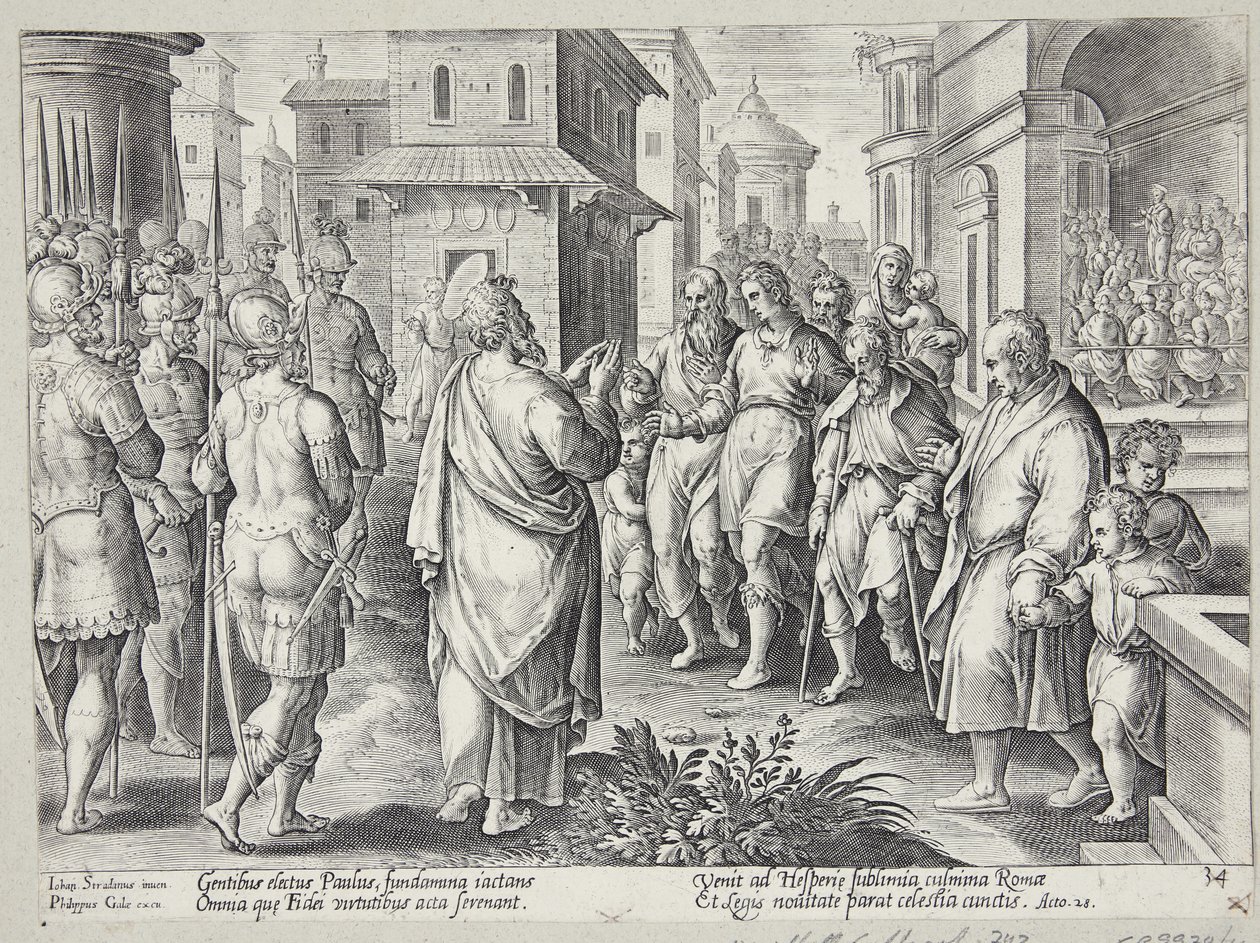 Gli atti degli apostoli da Adriaen Collaert
