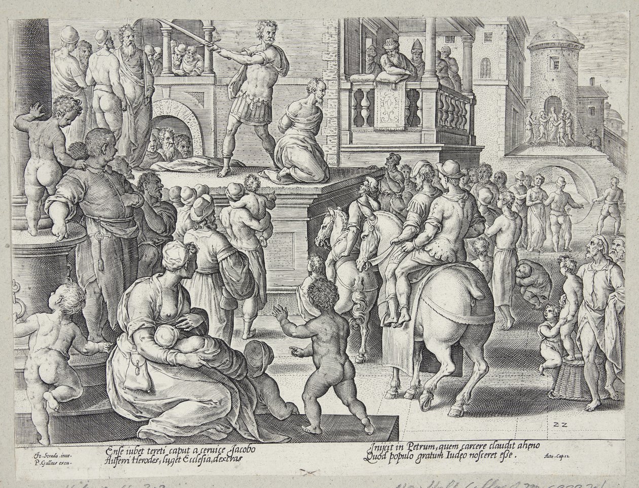 La decapitazione di San Giacomo da Adriaen Collaert