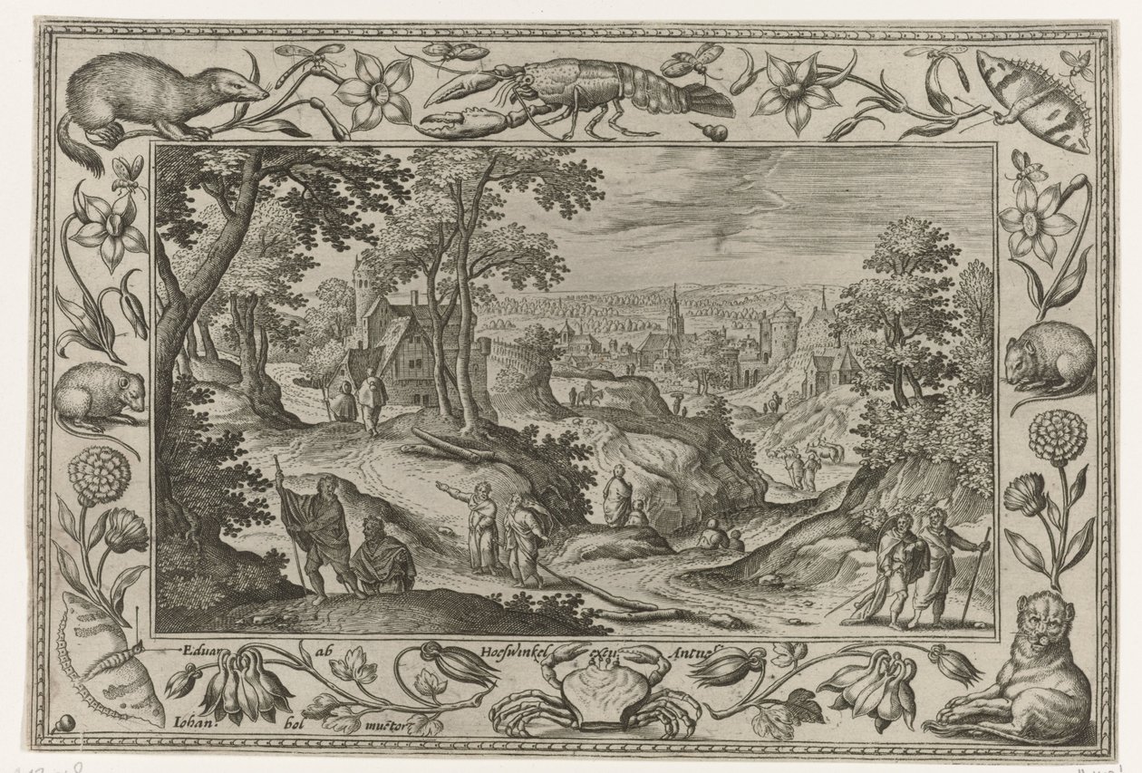 Invio degli apostoli da Adriaen Collaert