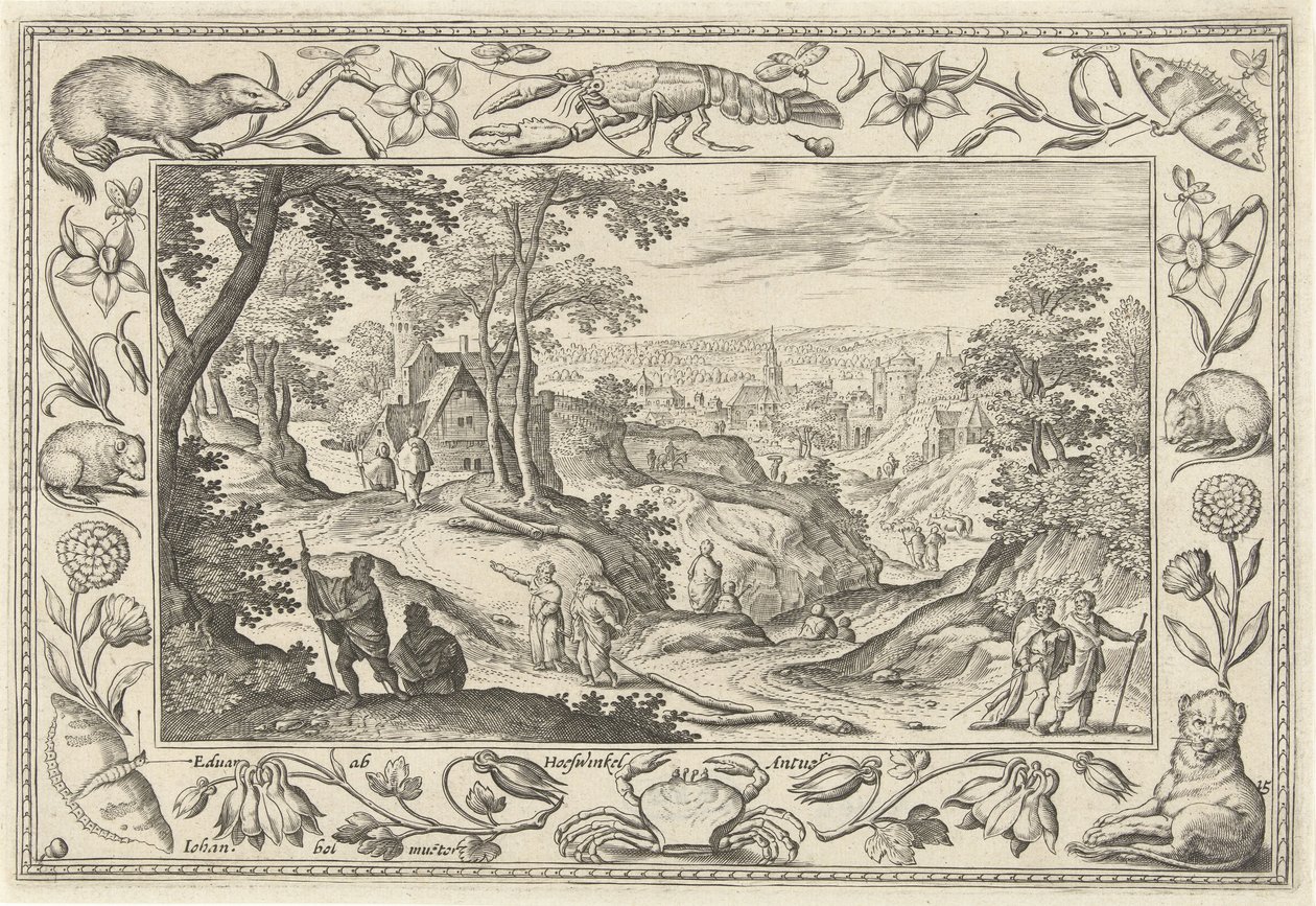 Invio degli apostoli da Adriaen Collaert