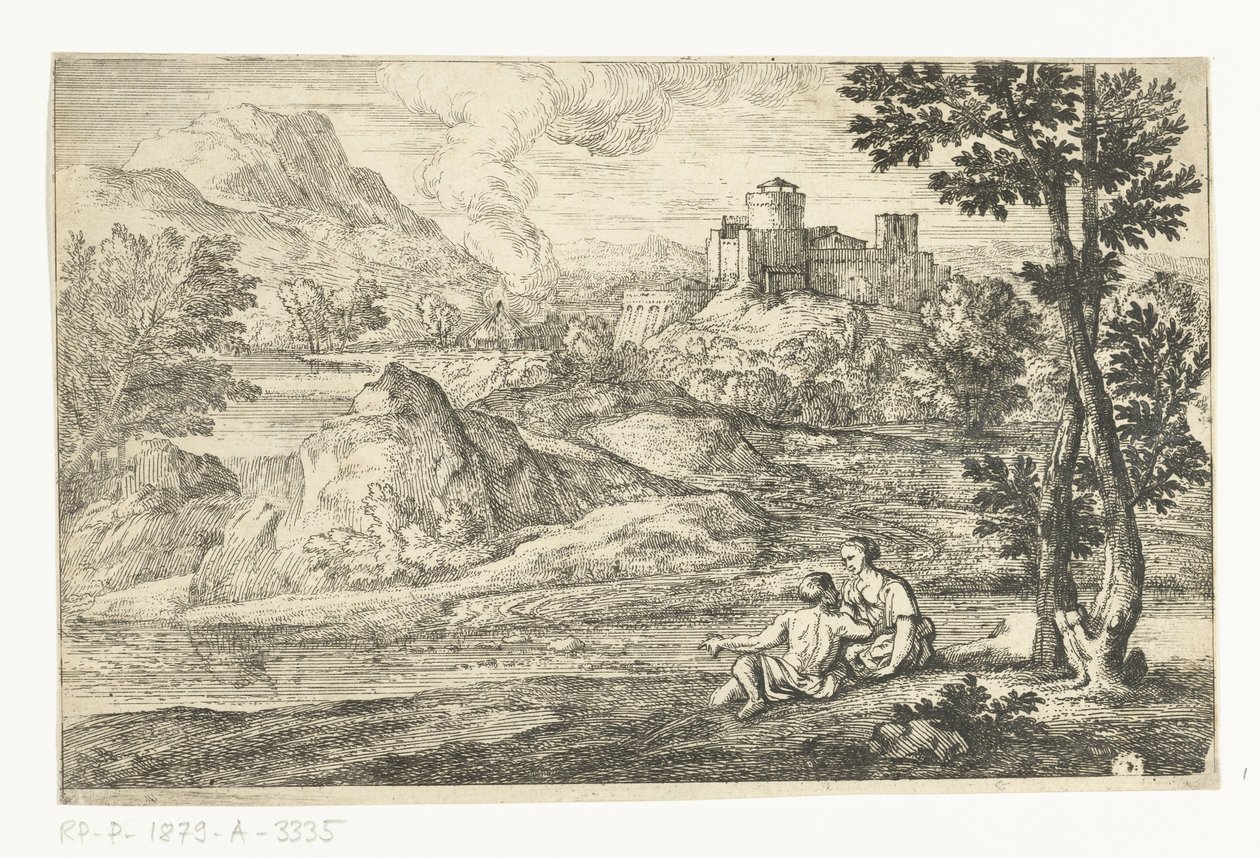 Paesaggio con castello da Adriaen Frans Boudewyns