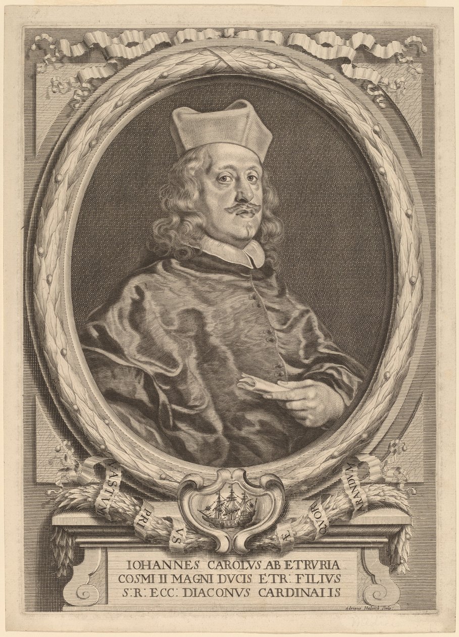 Cardinale Giovanni Carlo dei Medici da Adriaen Haelwegh
