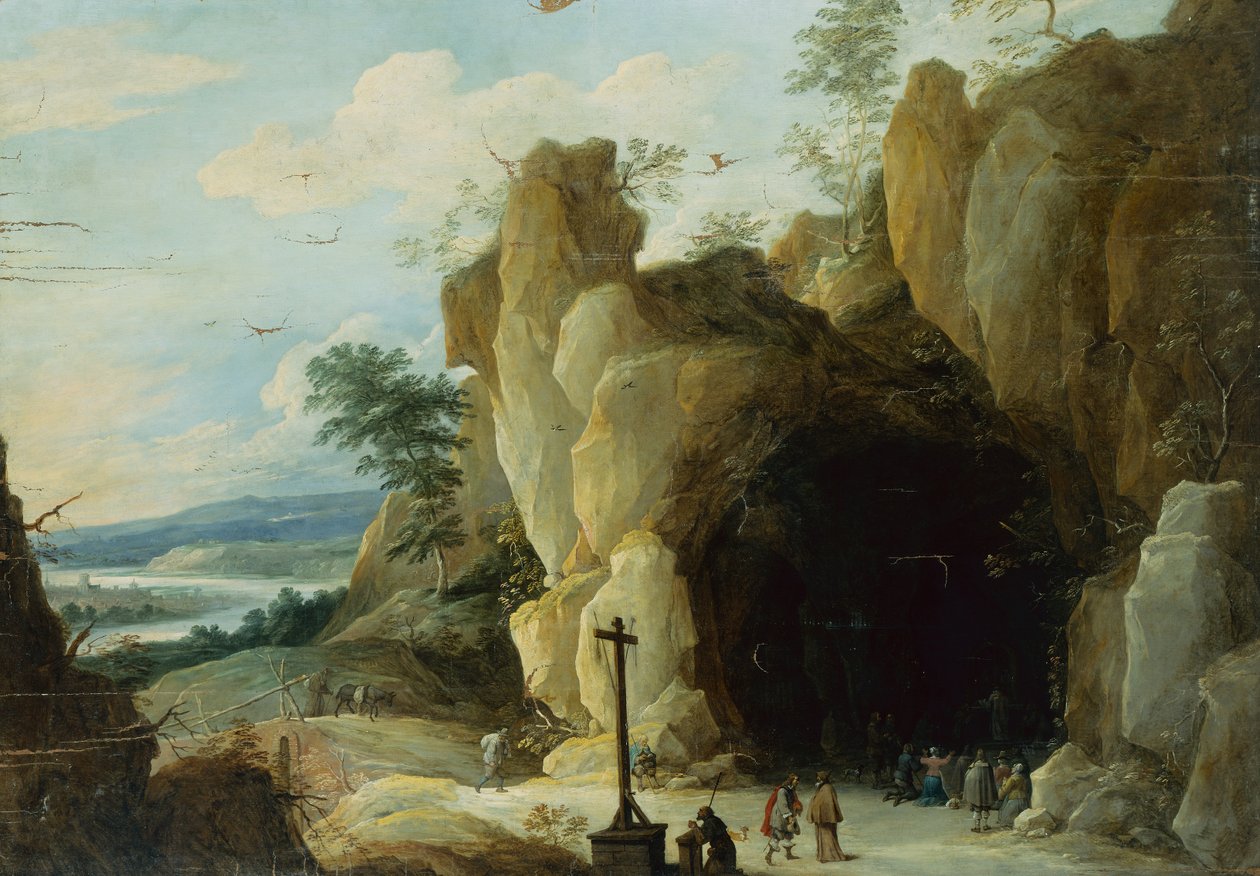 Il riposo durante la fuga in Egitto da Adriaen Isenbrandt or Isenbrant