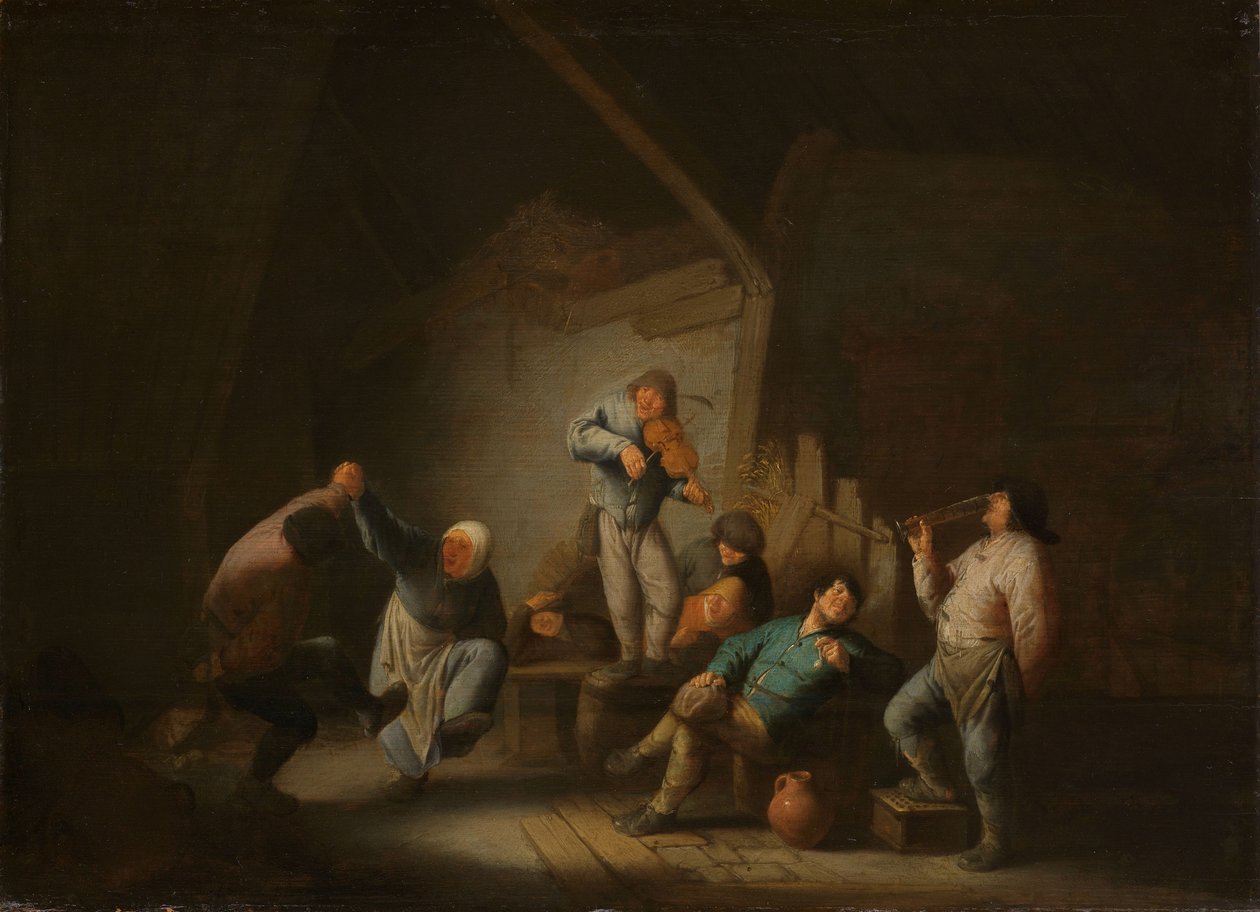 Coppia danzante, 1625-40 da Adriaen Jansz. van Ostade