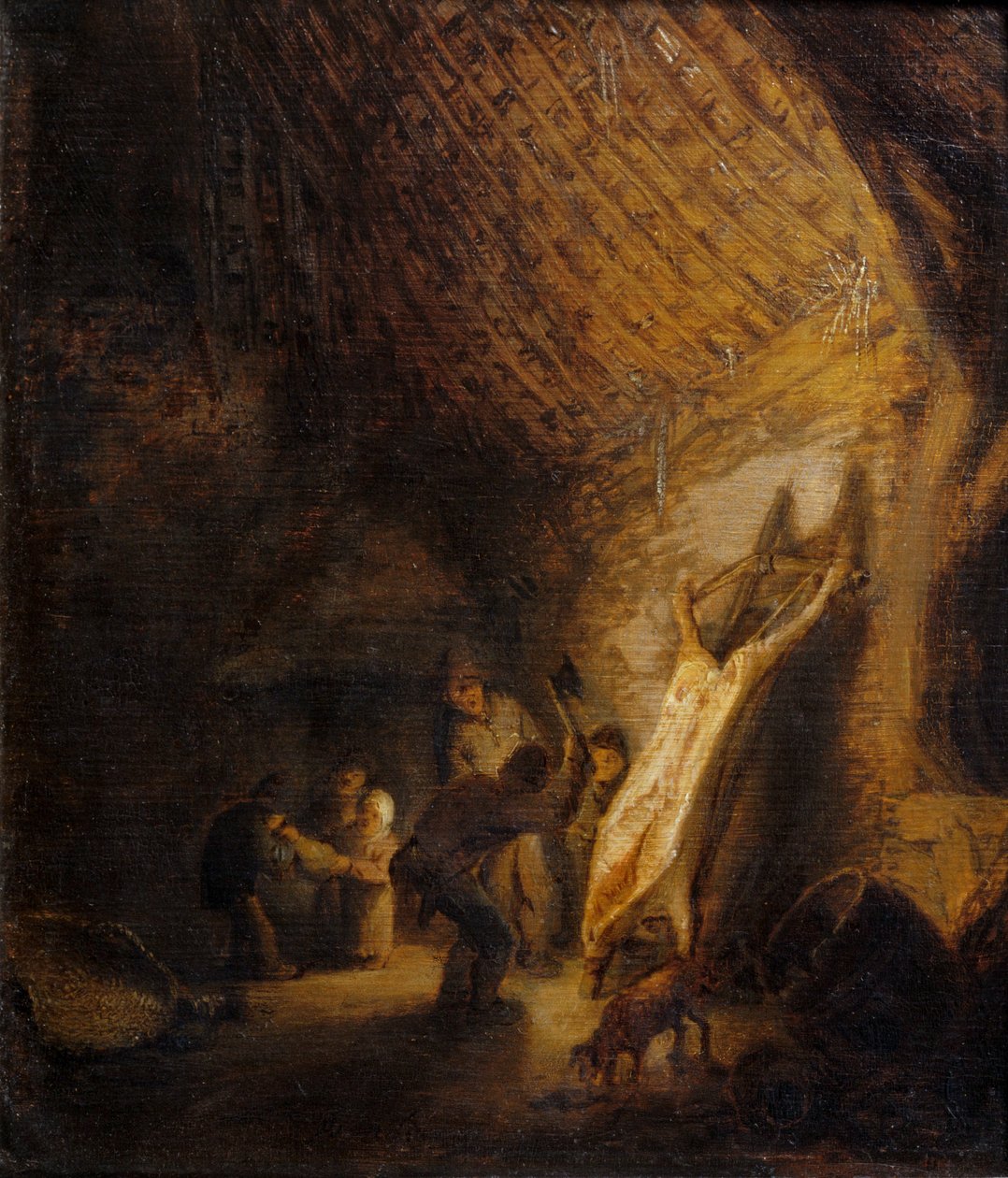 Macellazione di suini ... da Adriaen Jansz. van Ostade