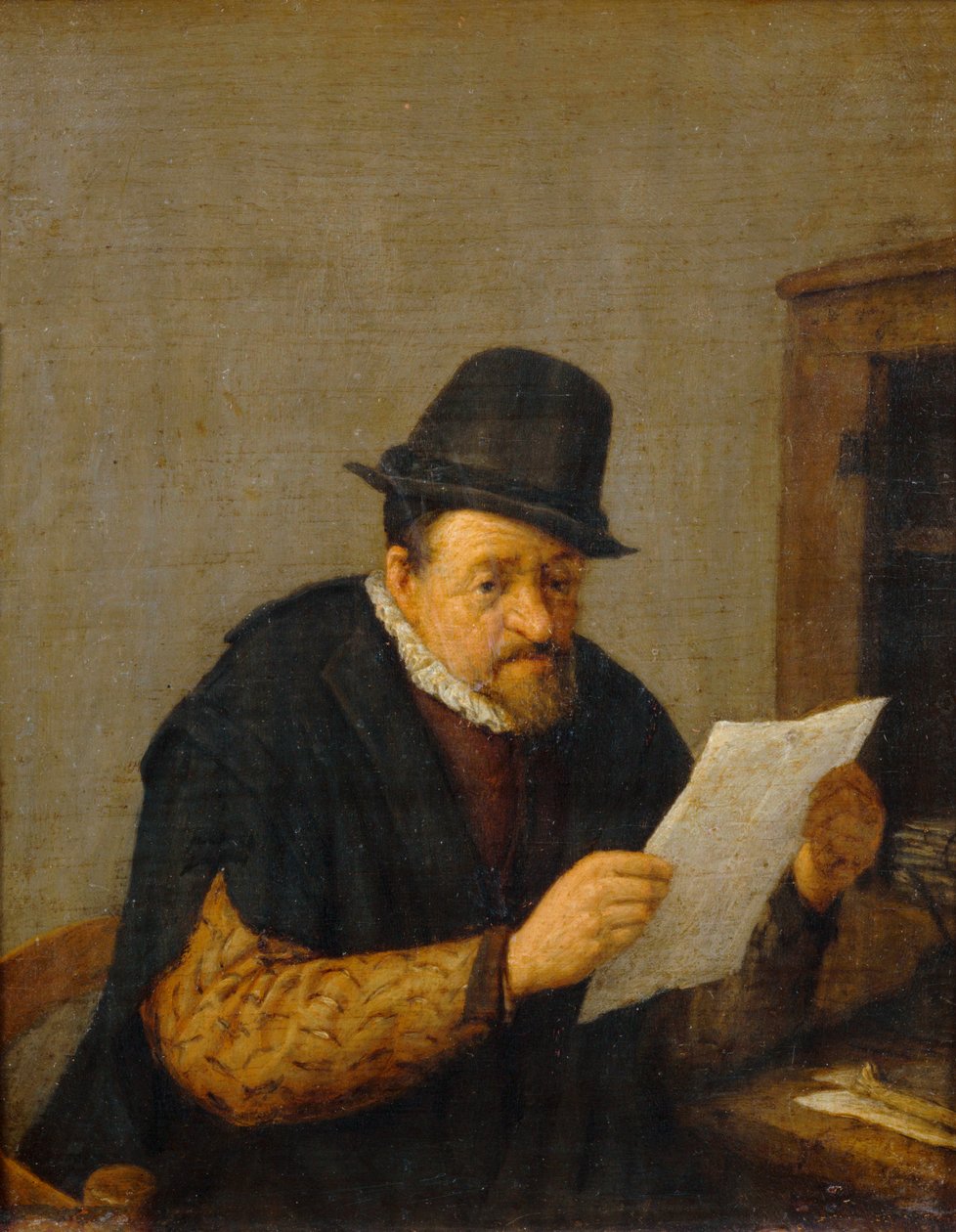 Lettura ... da Adriaen Jansz. van Ostade