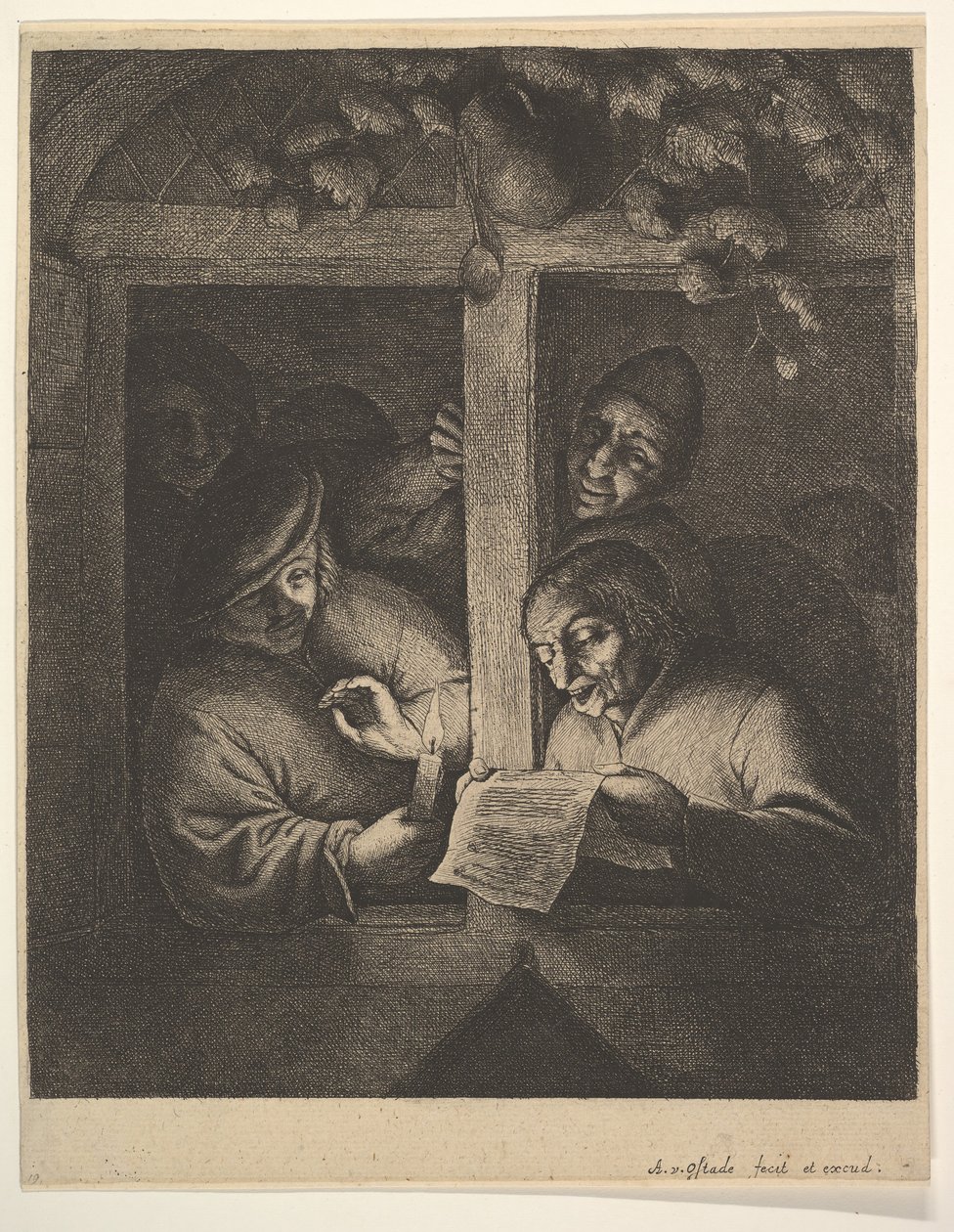 Cantanti alla Finestra da Adriaen Jansz. van Ostade