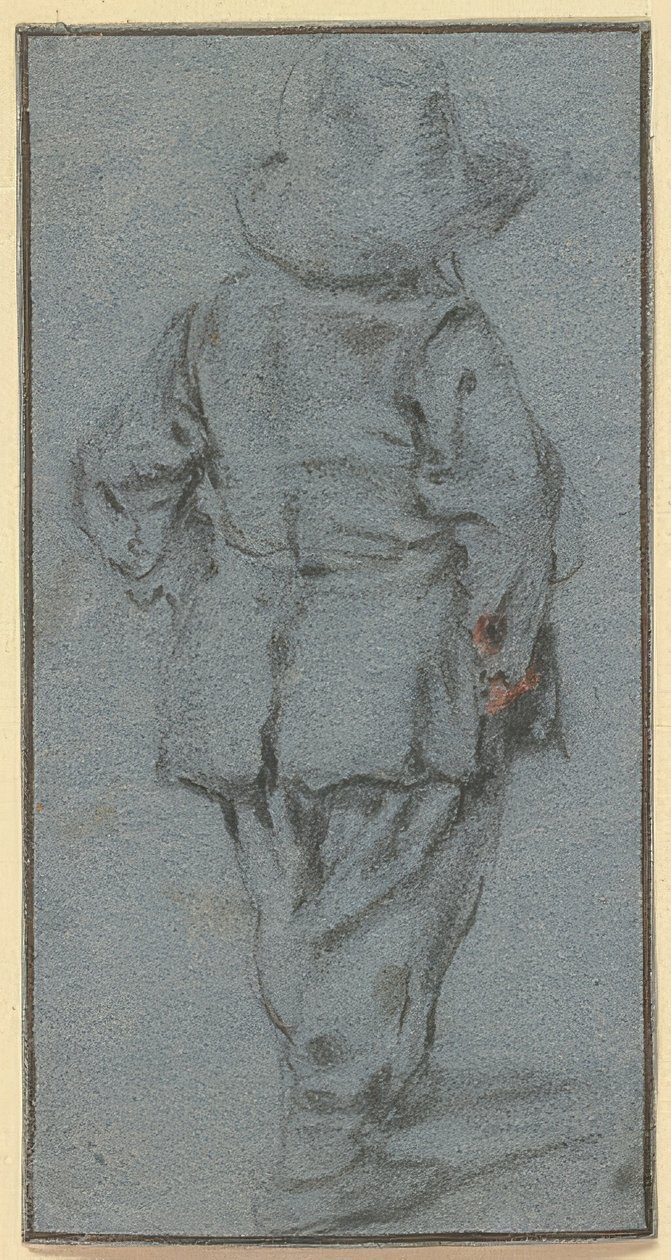 Ragazzo in piedi di spalle da Adriaen Jansz. van Ostade