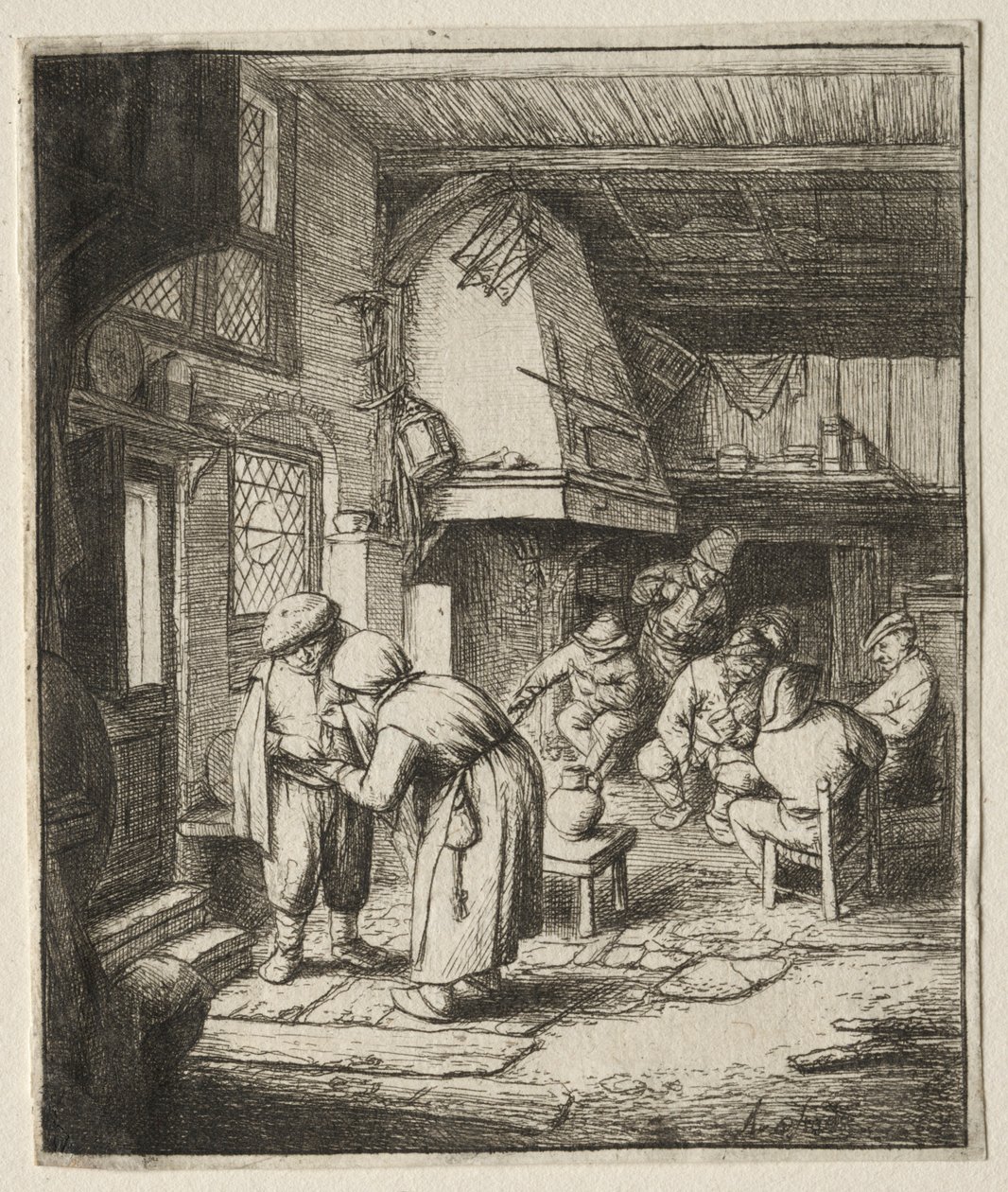 Il Contadino che Regola il suo Debito da Adriaen Jansz. van Ostade