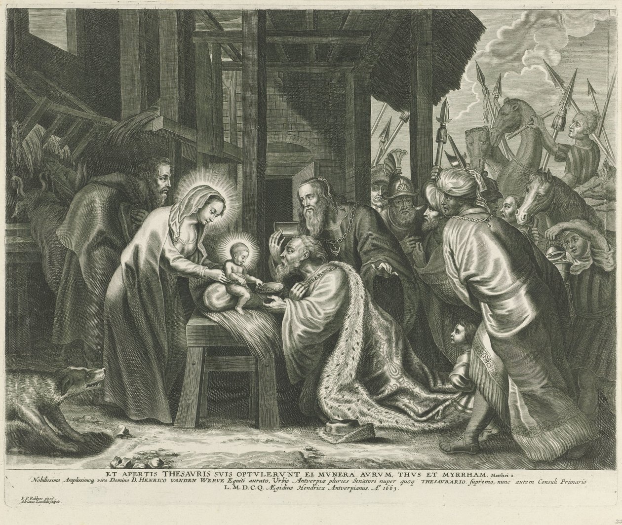 Adorazione dei Magi da Adriaen Lommelin