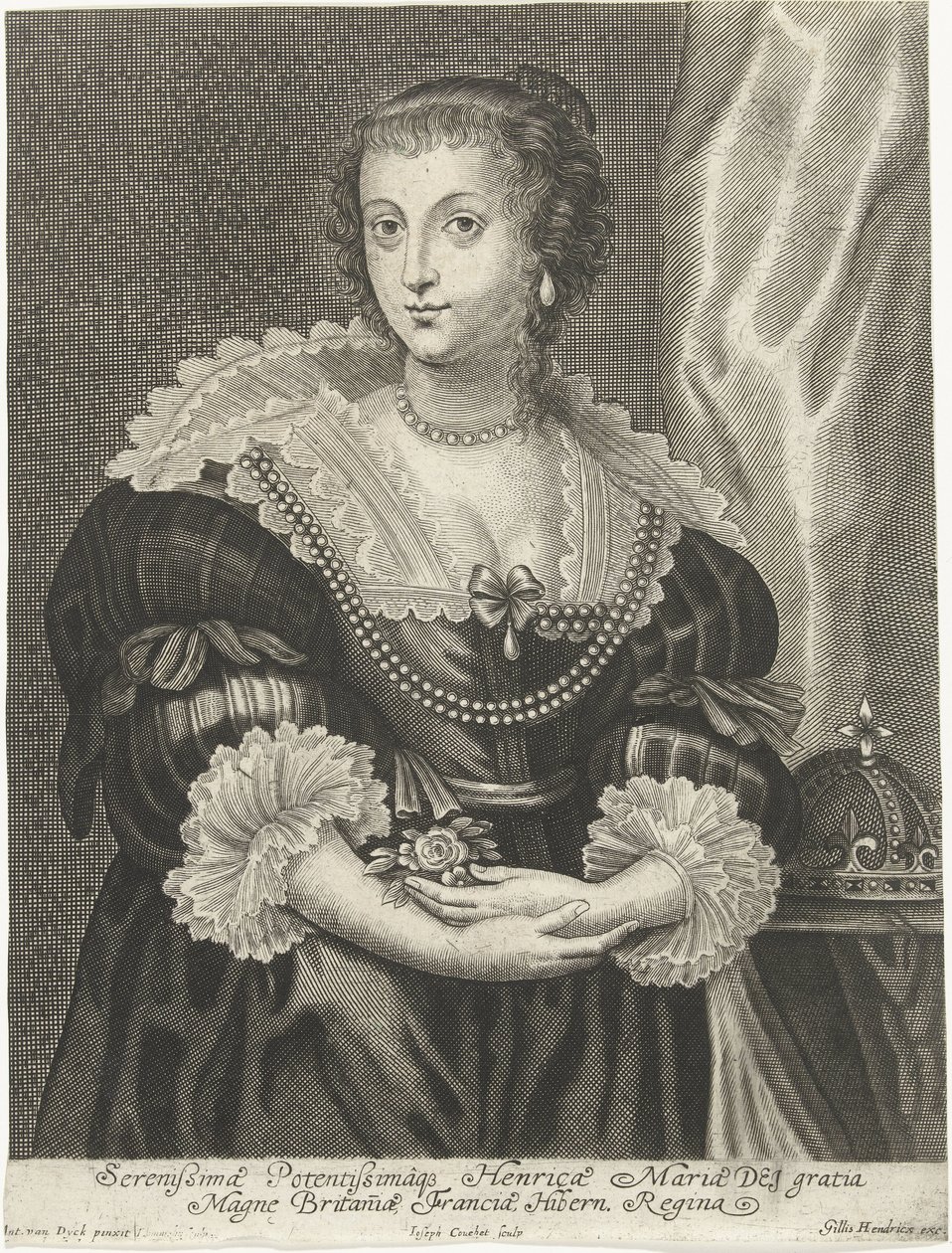 Ritratto di Henrietta Maria, moglie di Carlo I d