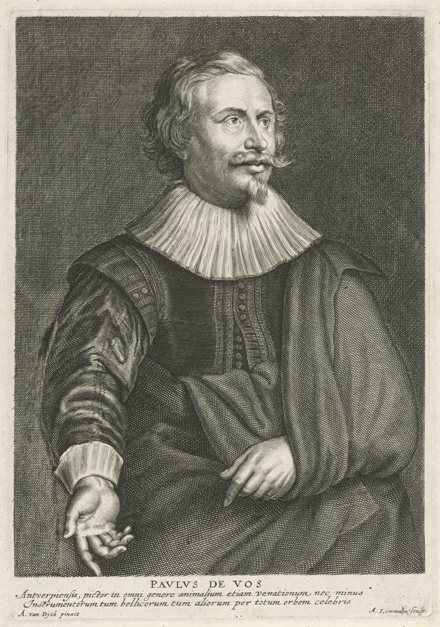 Ritratto di Paul de Vos da Adriaen Lommelin