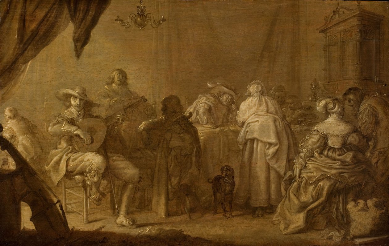 Una festa musicale da Adriaen Pietersz. van de Venne