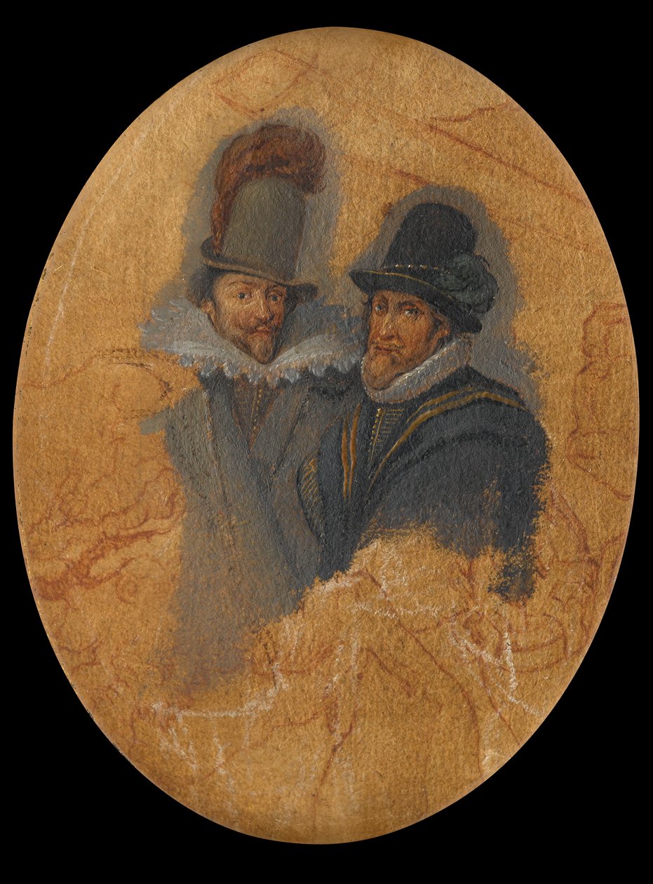 Ritratto dei principi Maurits (1567-1625) e Frederik Hendrik (1584-1647) da Adriaen Pietersz van de Venne