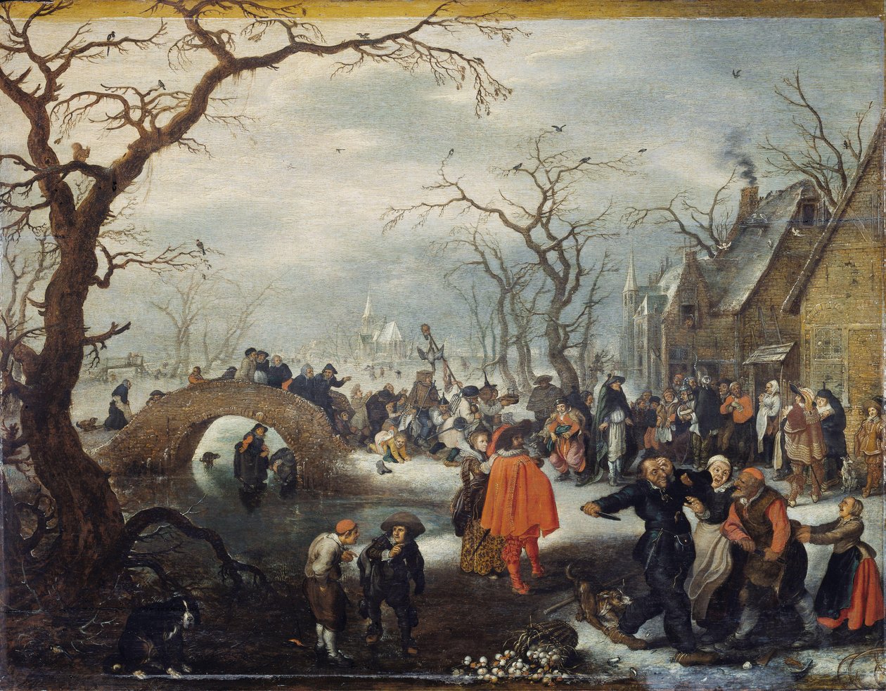 Martedì grasso in campagna da Adriaen Pietersz van de Venne