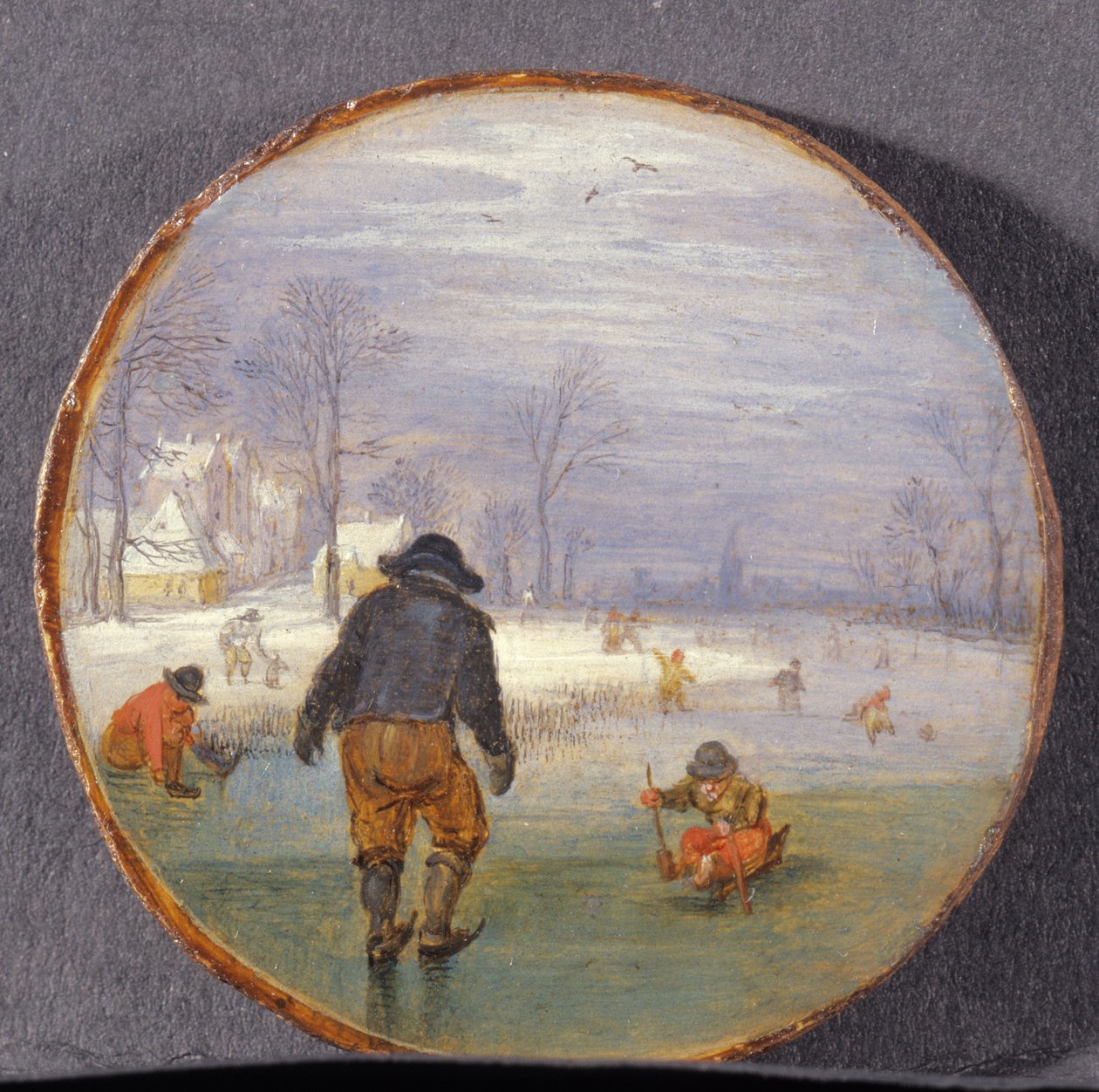 Pattinatori in un paesaggio da Adriaen Pietersz van de Venne