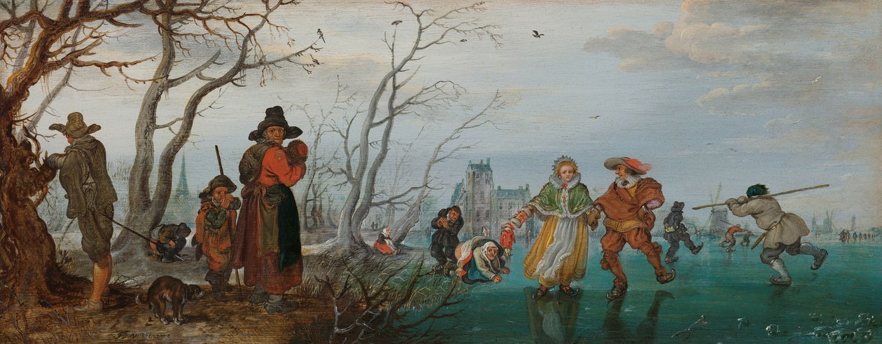 Inverno (Divertimento sul ghiaccio) da Adriaen Pietersz van de Venne