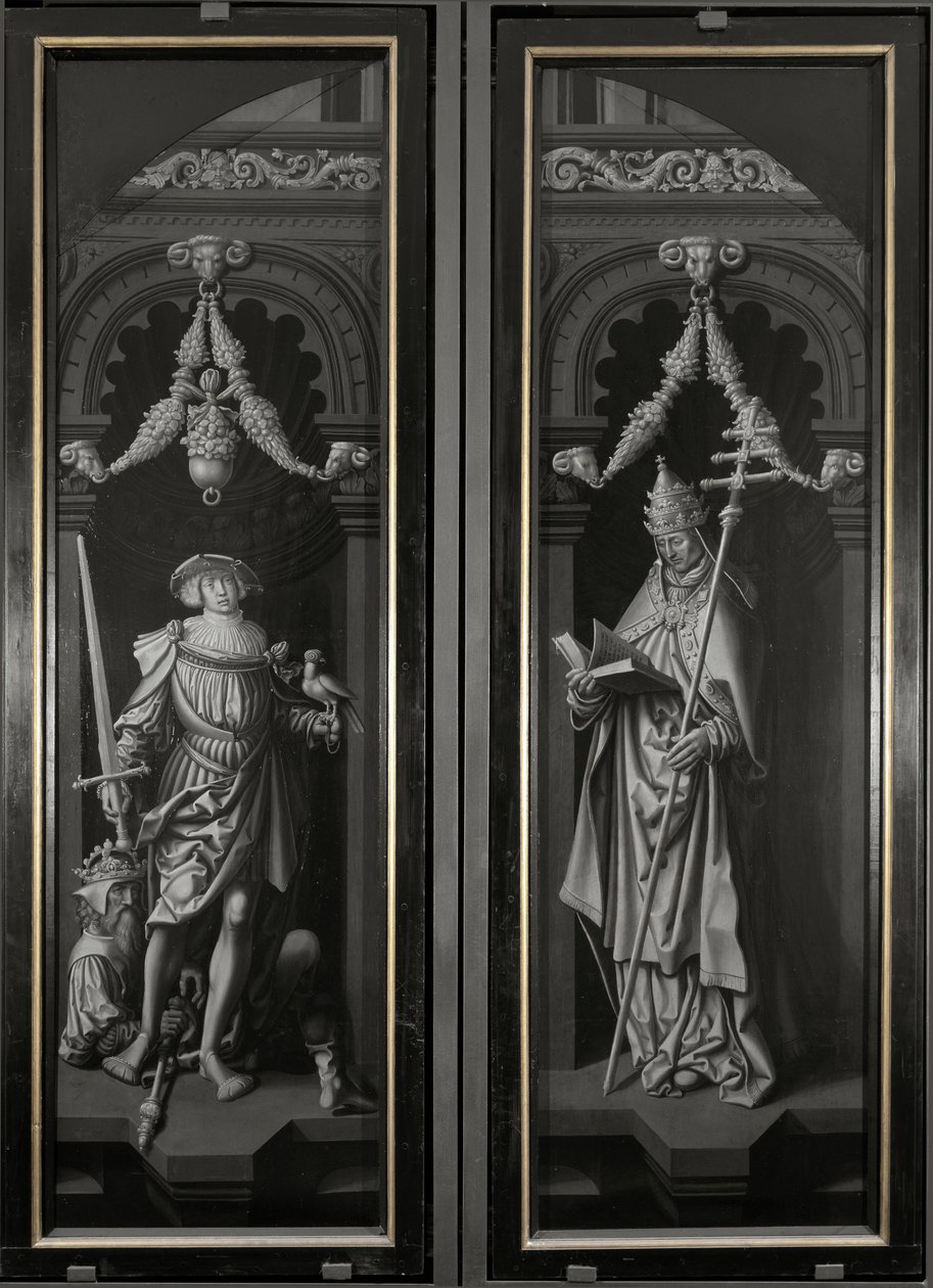 Trittico di San Pancrazio, pannelli chiusi da Adriaen Ysenbrandt