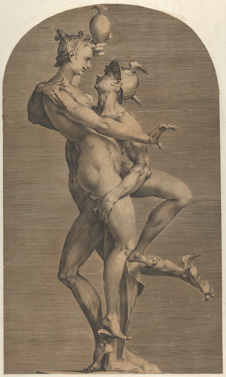 Mercurio Rapisce Psiche (ca. 1620) da Adriaen de Vries