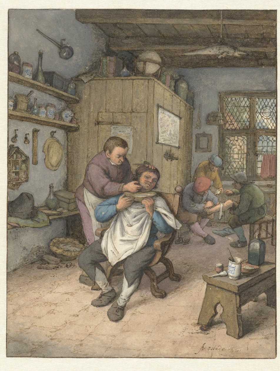 Barbiere da Adriaen van Ostade