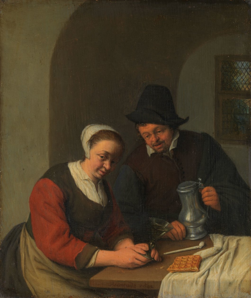 Una chiacchierata confidenziale da Adriaen van Ostade