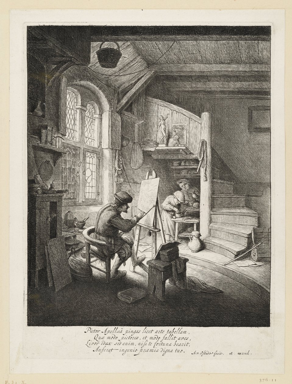 Il pittore da Adriaen van Ostade