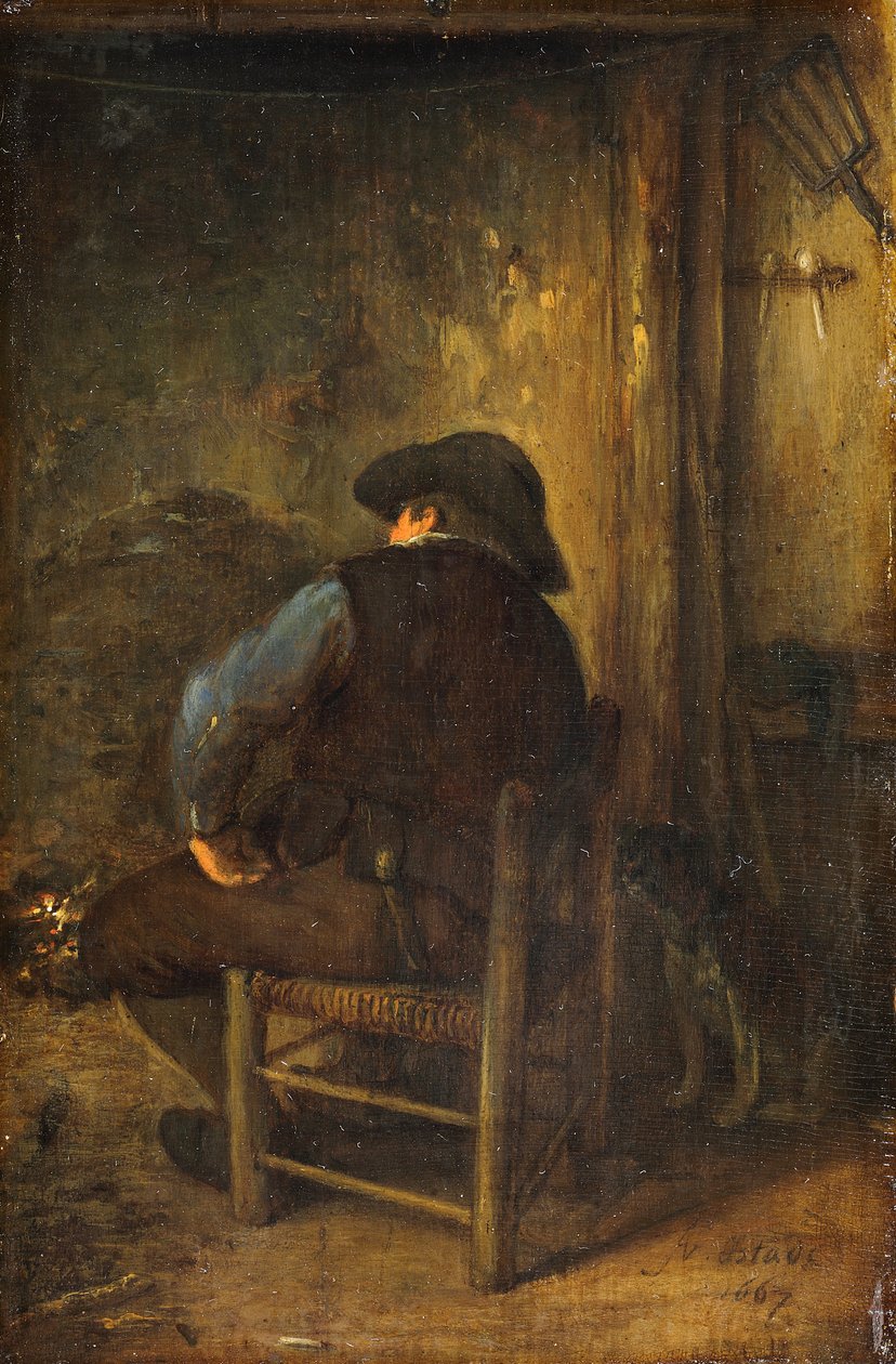 Il fumatore da Adriaen van Ostade