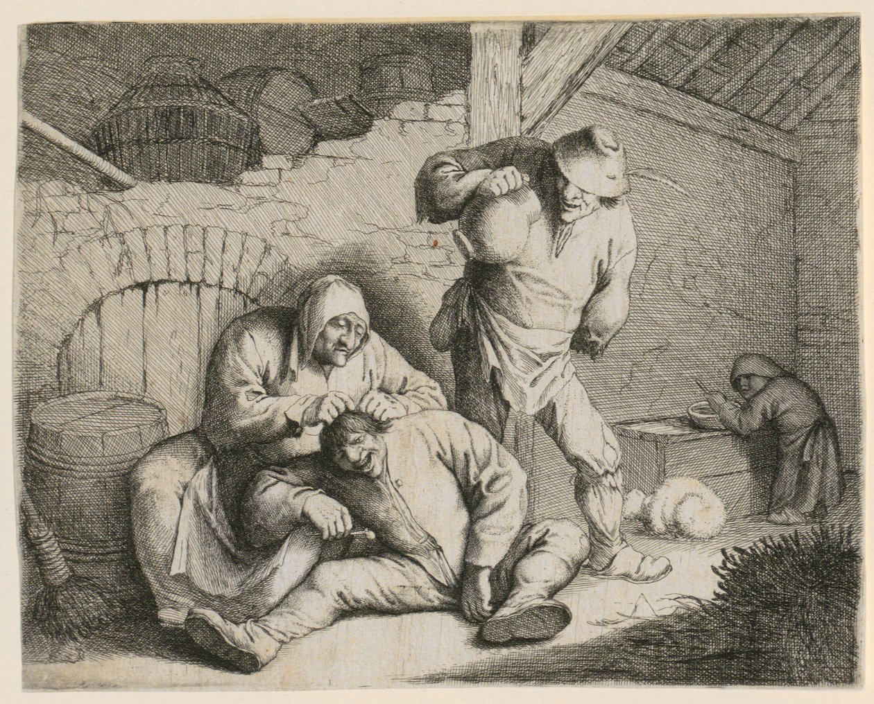 Trattamento antipidocchi da Adriaen van Ostade