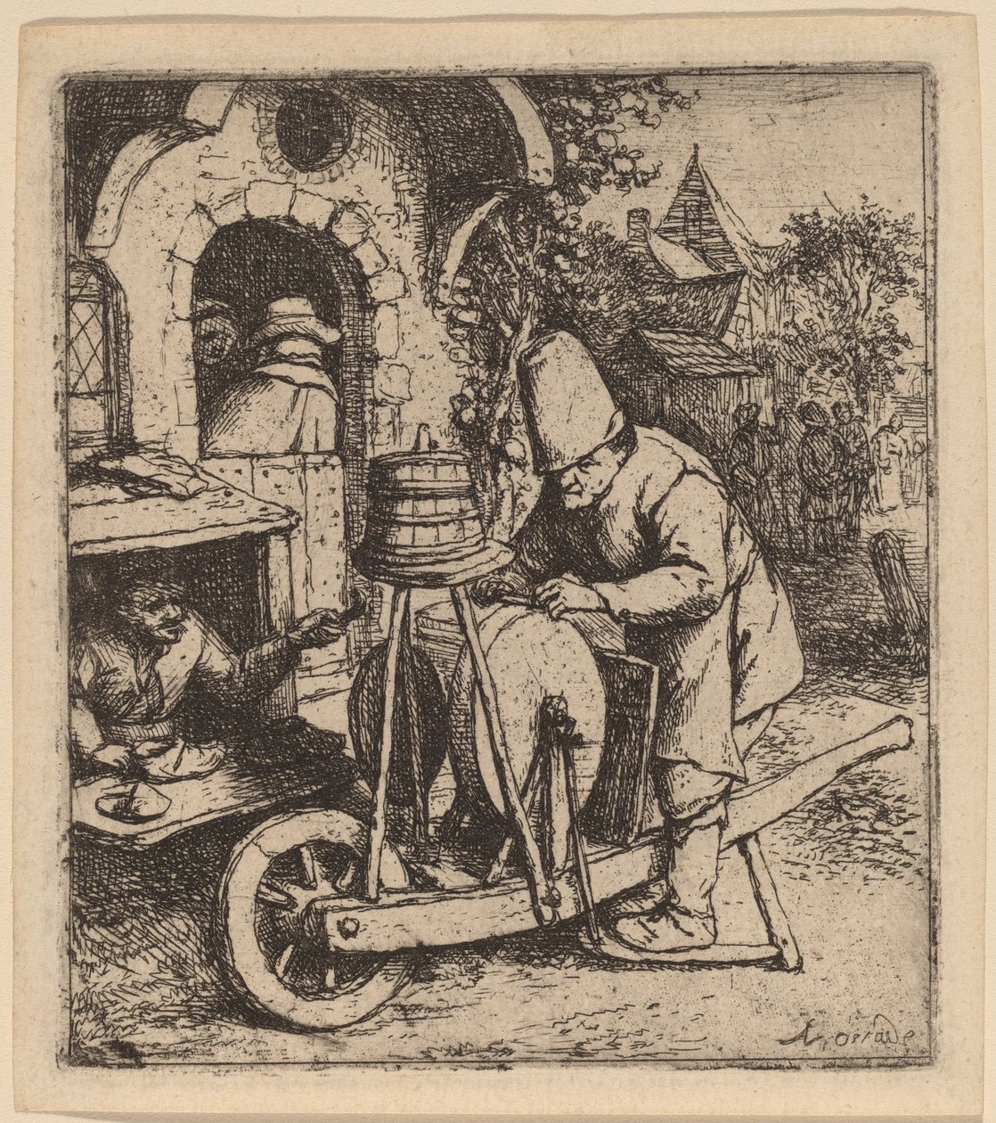 Arrotino da Adriaen van Ostade