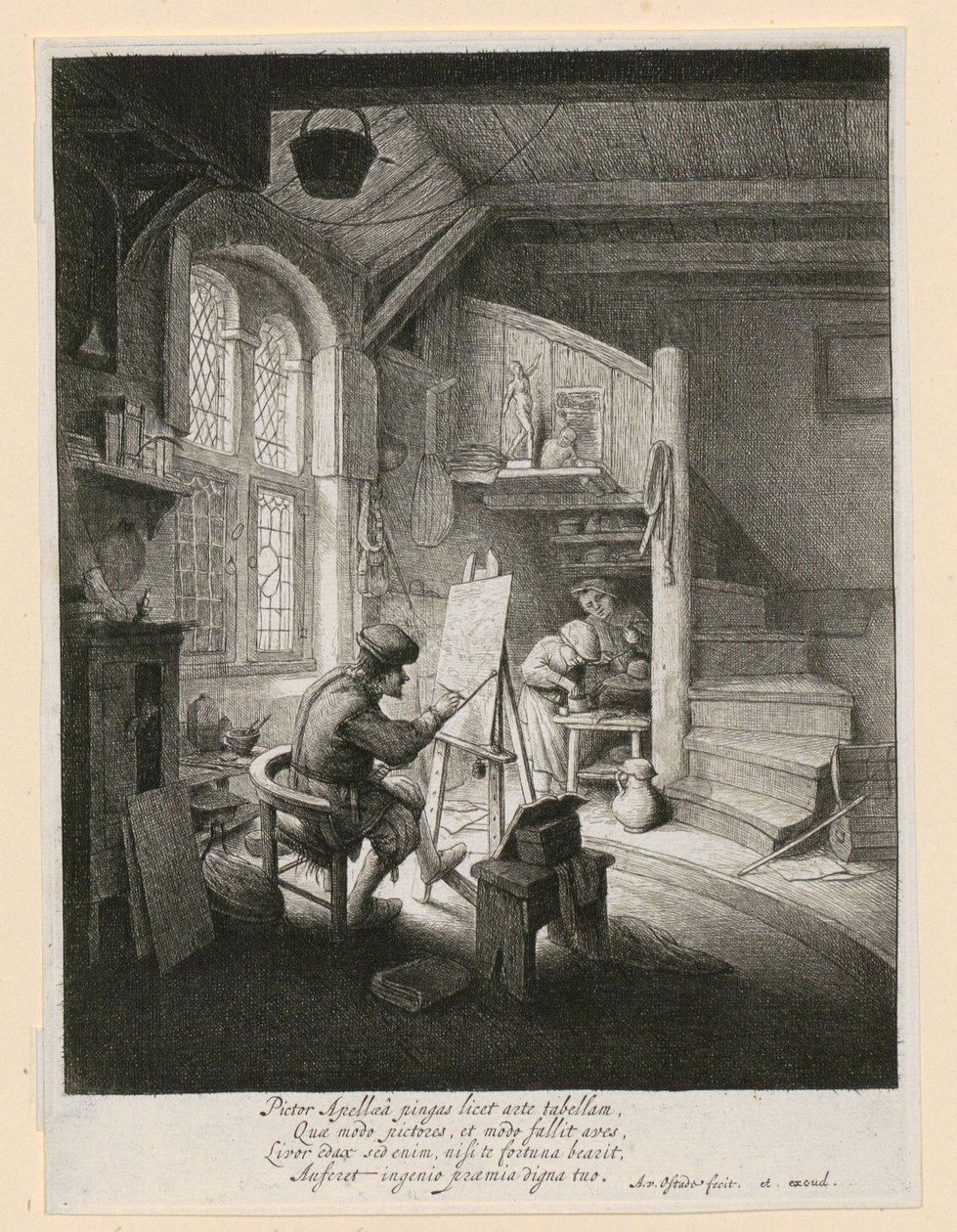 Pittore da Adriaen van Ostade