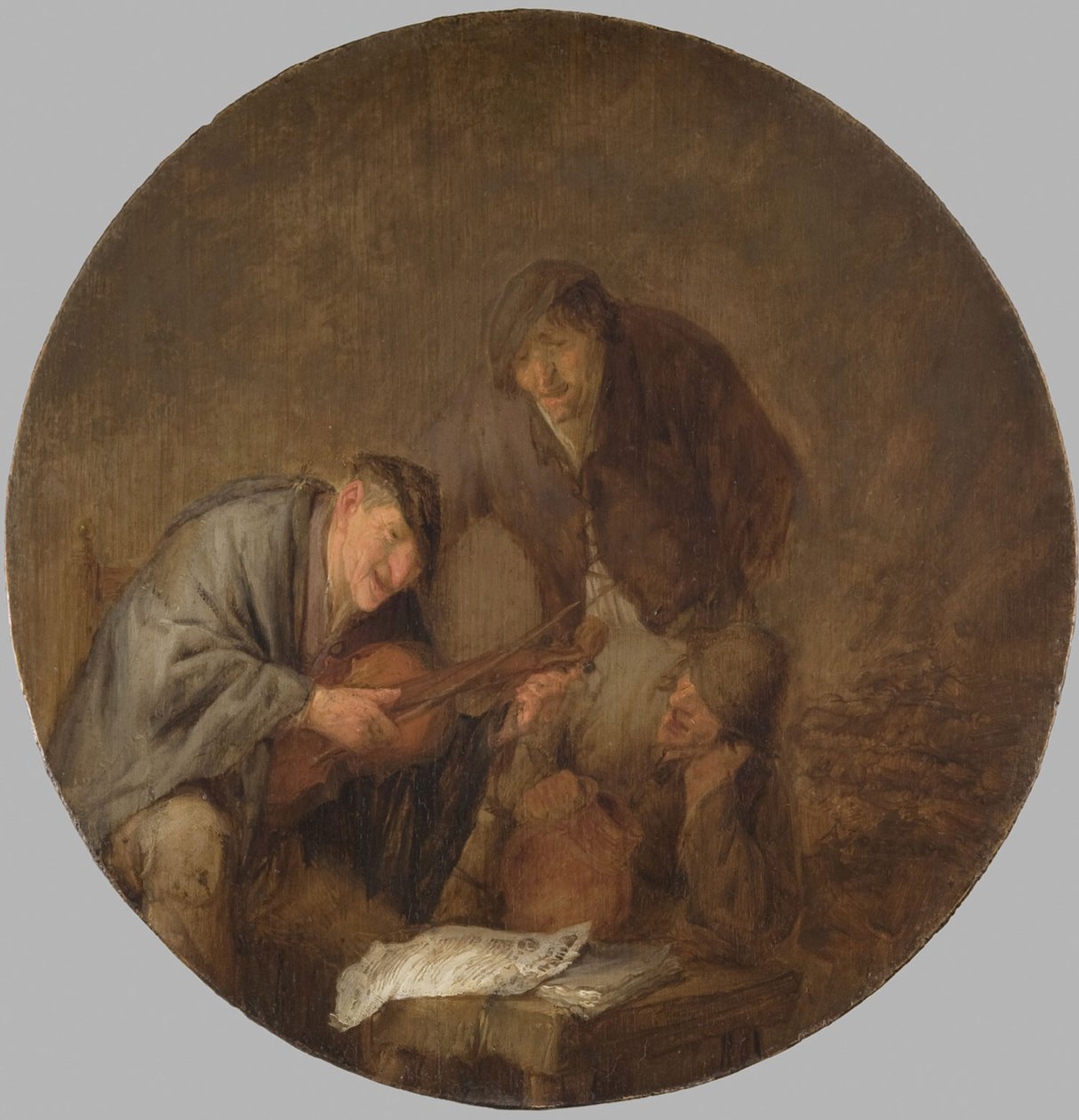 Contadini in festa da Adriaen van Ostade
